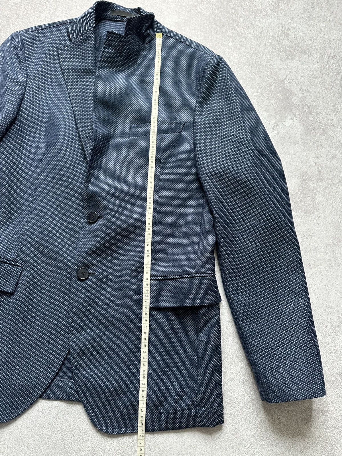 Boggi Blazer BOGGI Milano Wool size 48 blue Size 48R - 7 Thumbnail