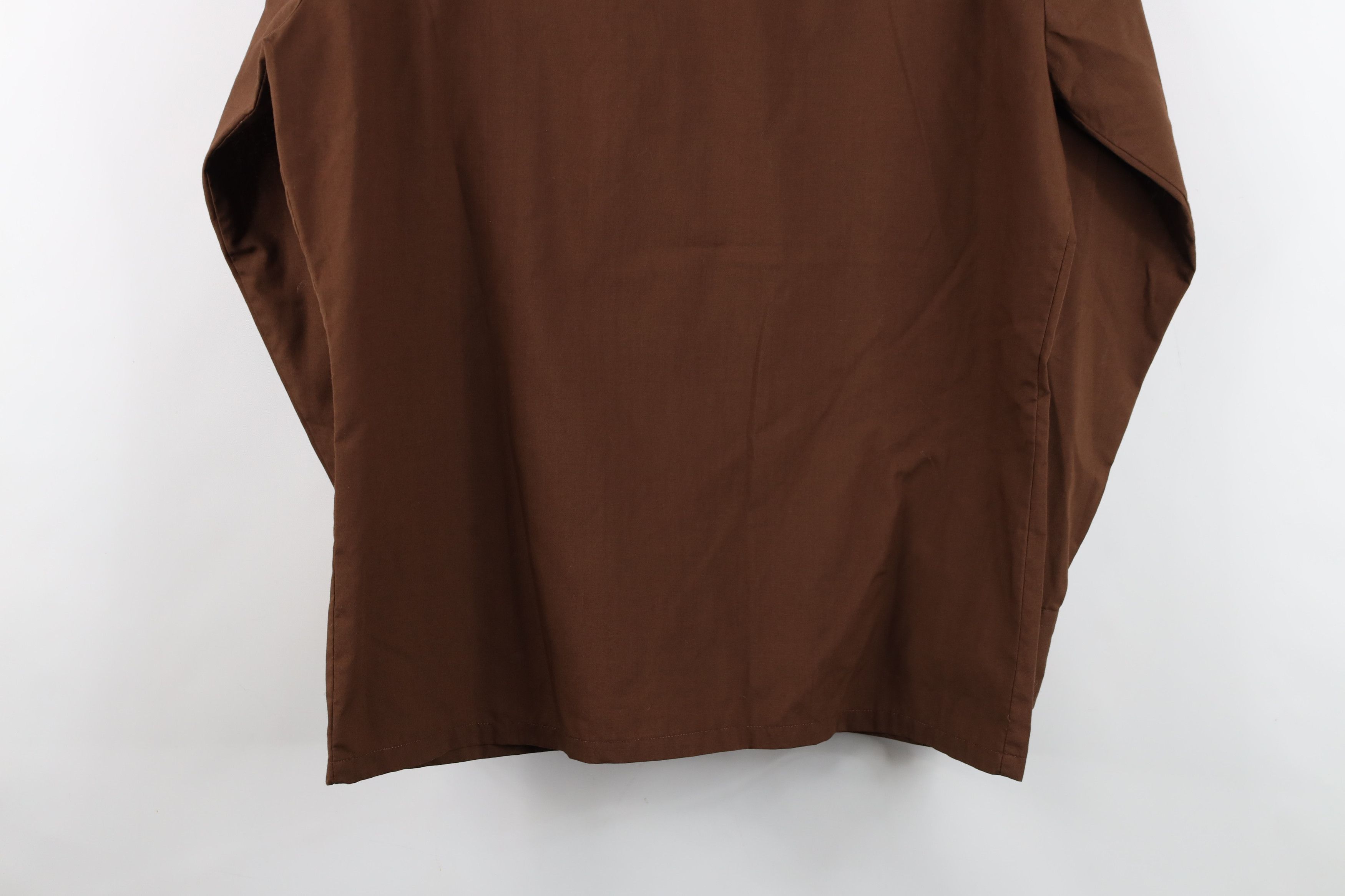 Vintage Vintage 70s Streetwear Faded Collared Button Shirt Brown Size US M / EU 48-50 / 2 - 12 Thumbnail