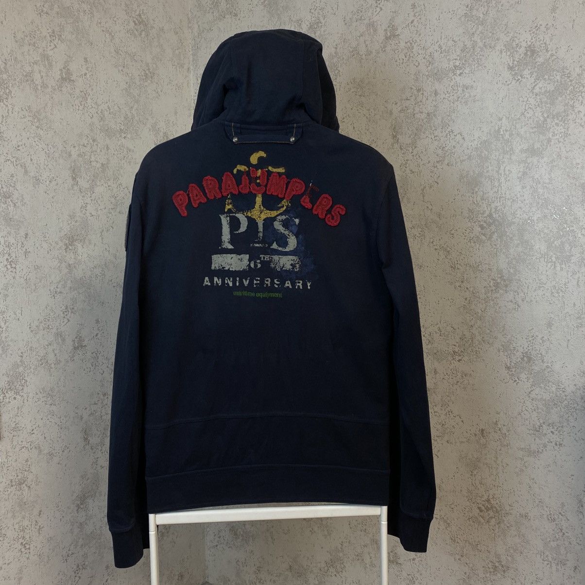 Parajumpers Parajumpers Zip Hoodie Navy Size M - L Size US L / EU 52-54 / 3 - 2 Thumbnail
