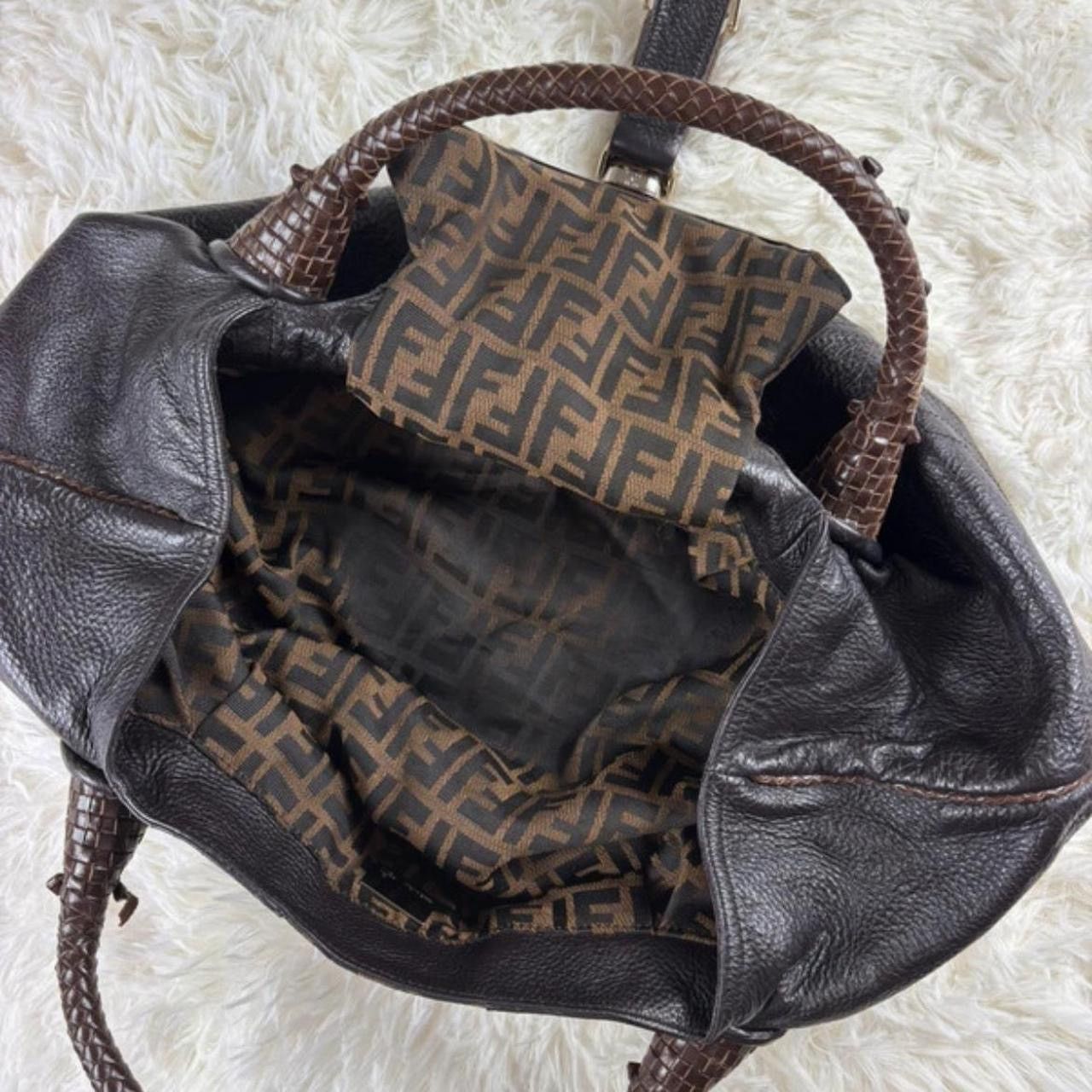 Fendi Vintage Brown Fendi Fendi Monogram Spy Bag 2005 Size ONE SIZE - 7 Thumbnail