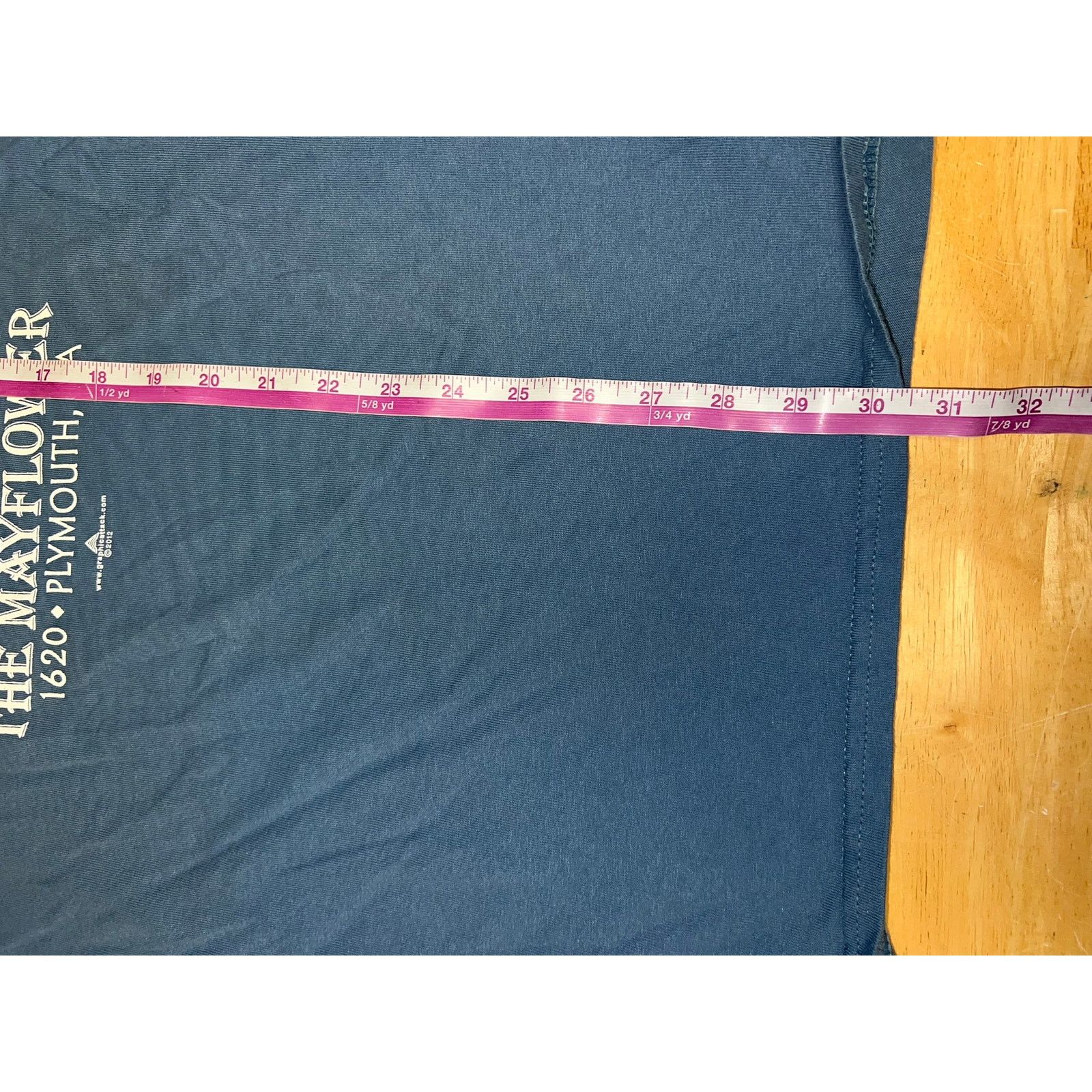 Gildan Vintage The Mayflower Shirt Plymouth MA Pilgrim Tee VTG 2XL Size US XXL / EU 58 / 5 - 7 Thumbnail