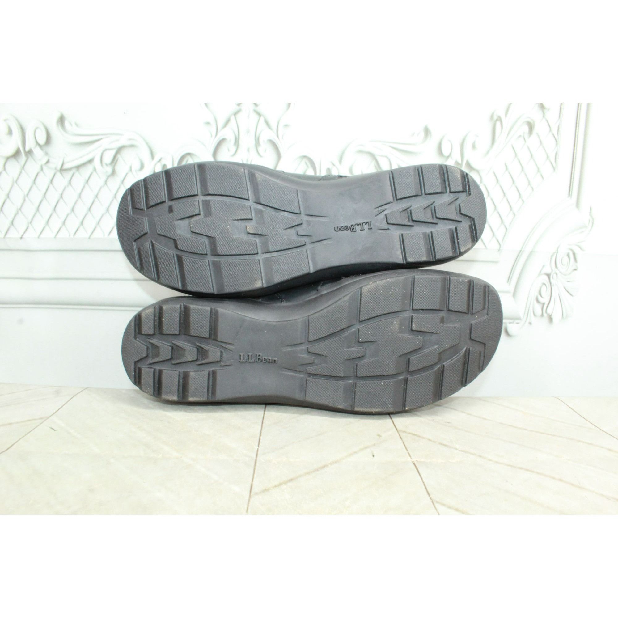 Leather LL Bean Women's Hook & Loop Mary Jane Flat Shoes Size US 6.5 / IT 36.5 - 9 Thumbnail