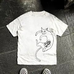 VIBE White casual retro fruit print t-shirt Size US M / EU 48-50 / 2 - 6 Thumbnail