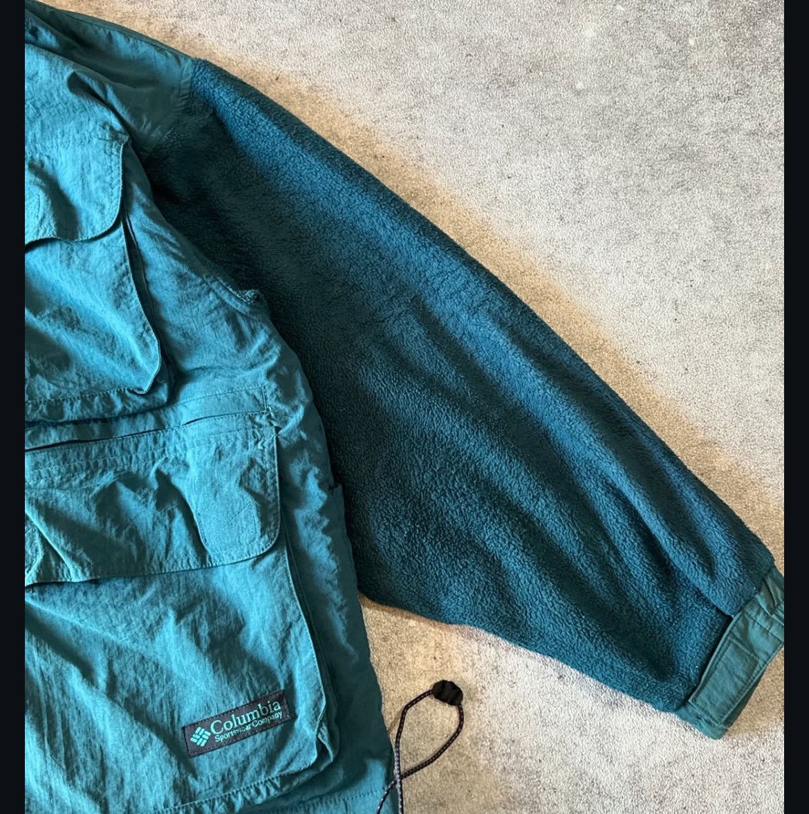 Japanese Brand 2000s Columbia Parachute Fleece Tactical Fishing Gear Jacket Size US L / EU 52-54 / 3 - 5 Thumbnail