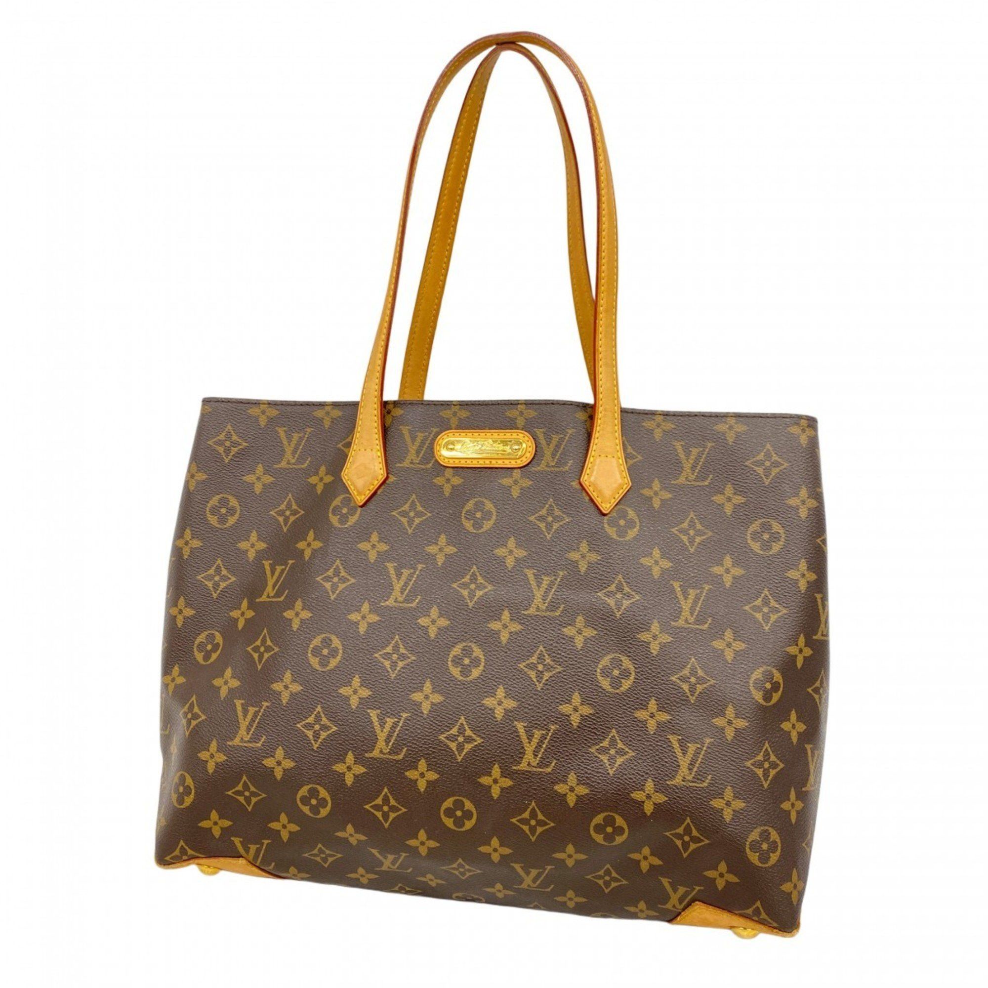 Louis Vuitton Tote Bag Monogram Wilshire Mm M45644 Brown Women's