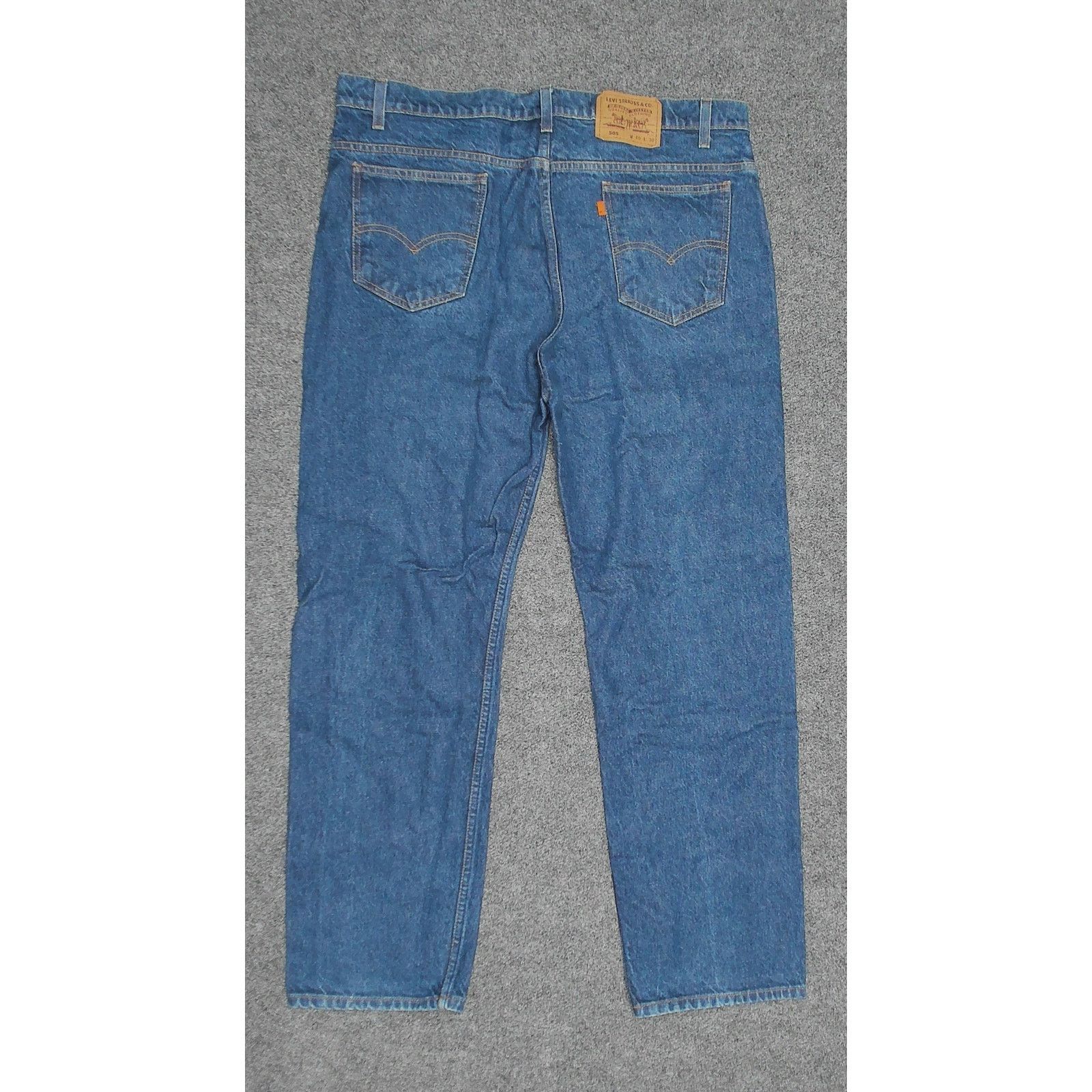 Levi's Levi's 1993 Blank Orange Tab 505 Denim Dark Wash 40x31.5 Size US 40 / EU 56 - 4 Thumbnail