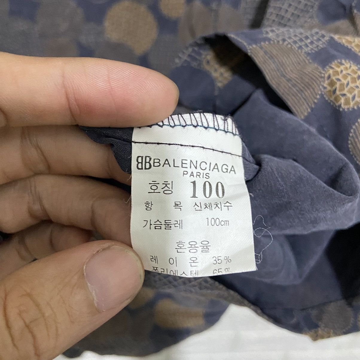 Balenciaga × Designer Rare 🔥 Nice Design Balenciaga LongSleeve Shirt Size US M / EU 48-50 / 2 - 6 Thumbnail