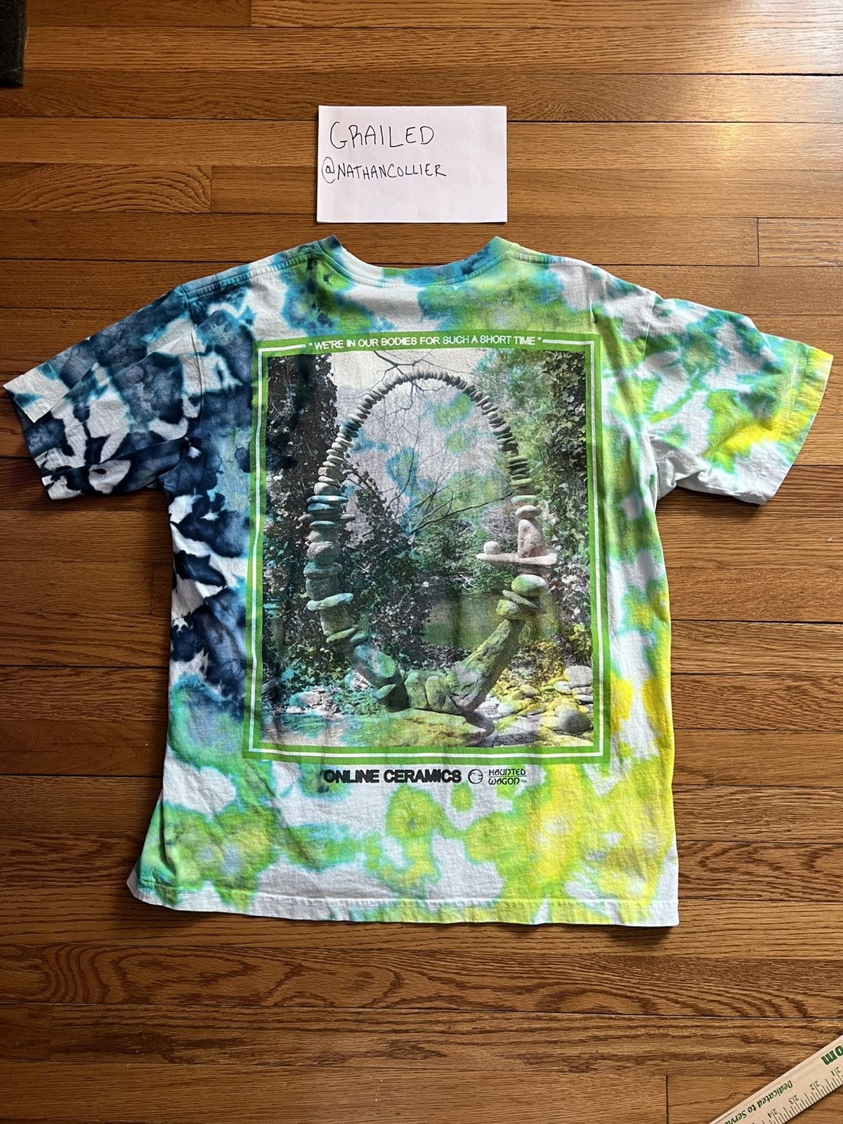 Online Ceramics Online Ceramics Walk in the Woods T Shirt size L custom dye Size US L / EU 52-54 / 3 - 3 Thumbnail