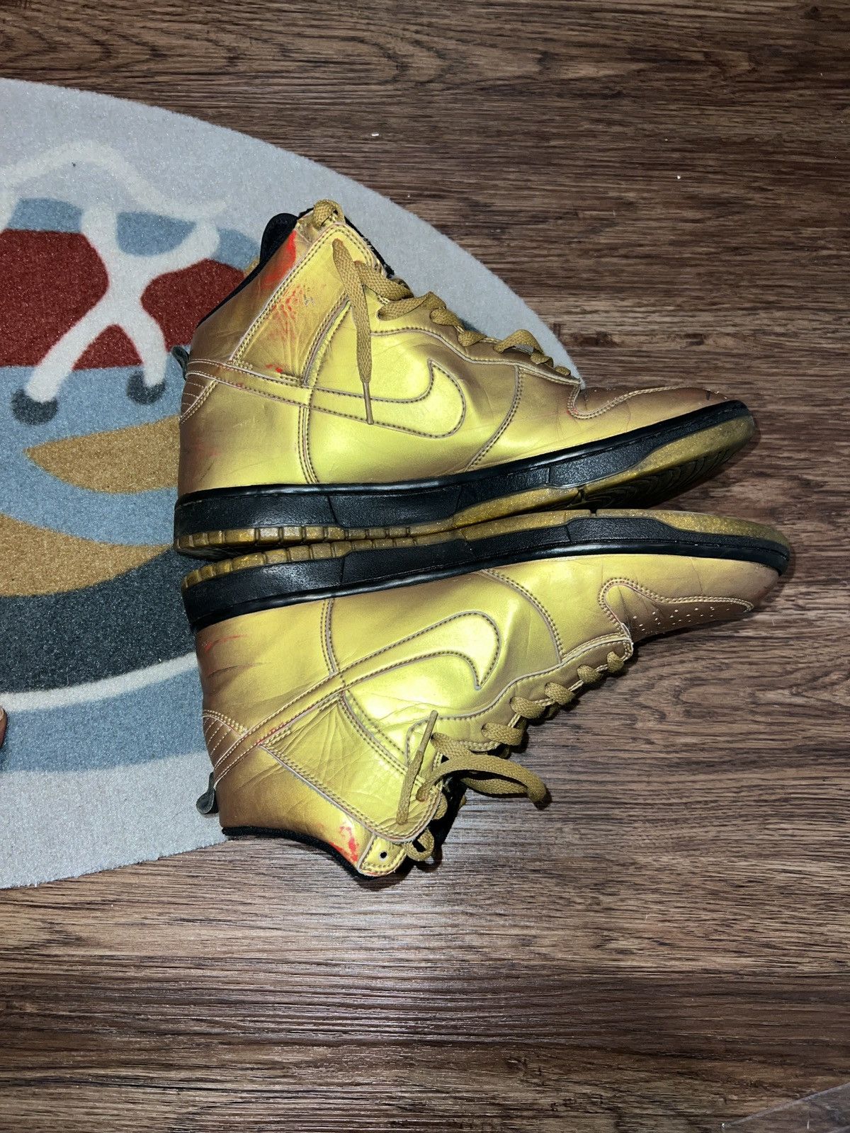 Nike OG Gold Nike High Olympic Dunk . Size 10.5 Olympic Size US 10.5 / EU 43-44 - 3 Thumbnail