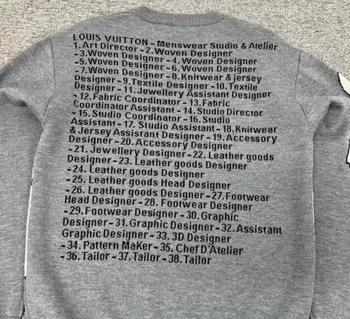 Louis Vuitton Louis Vuitton portrait sweater Size US L / EU 52-54 / 3 - 5 Thumbnail
