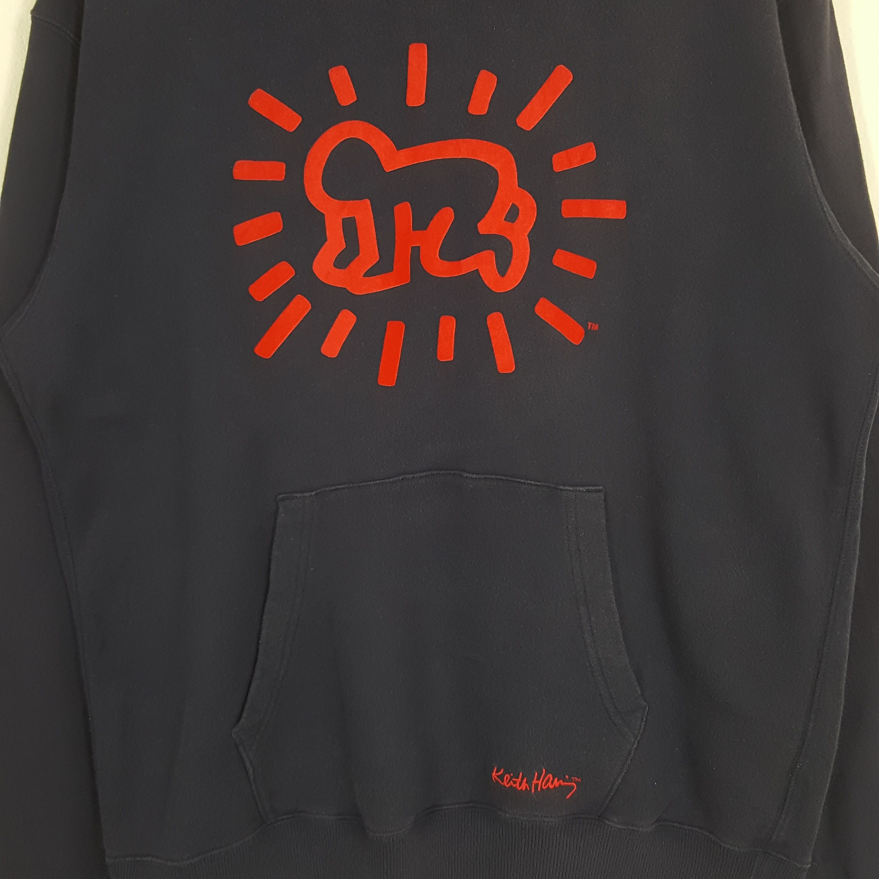 Keith Haring × Vintage Vintage Keith Haring American Artists Sweatshirt Hoodies Size US L / EU 52-54 / 3 - 2 Thumbnail