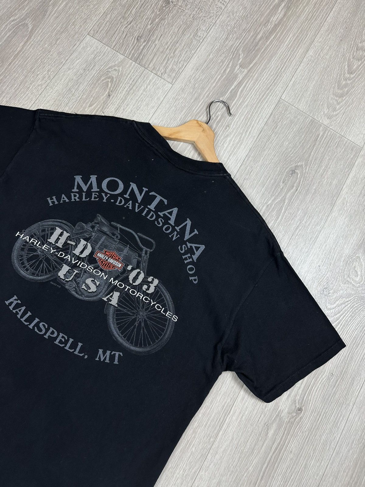 Harley Davidson × Vintage Harley Davidson 100 Years T-Shirt Vintage 2002 Montana Size US L / EU 52-54 / 3 - 6 Thumbnail