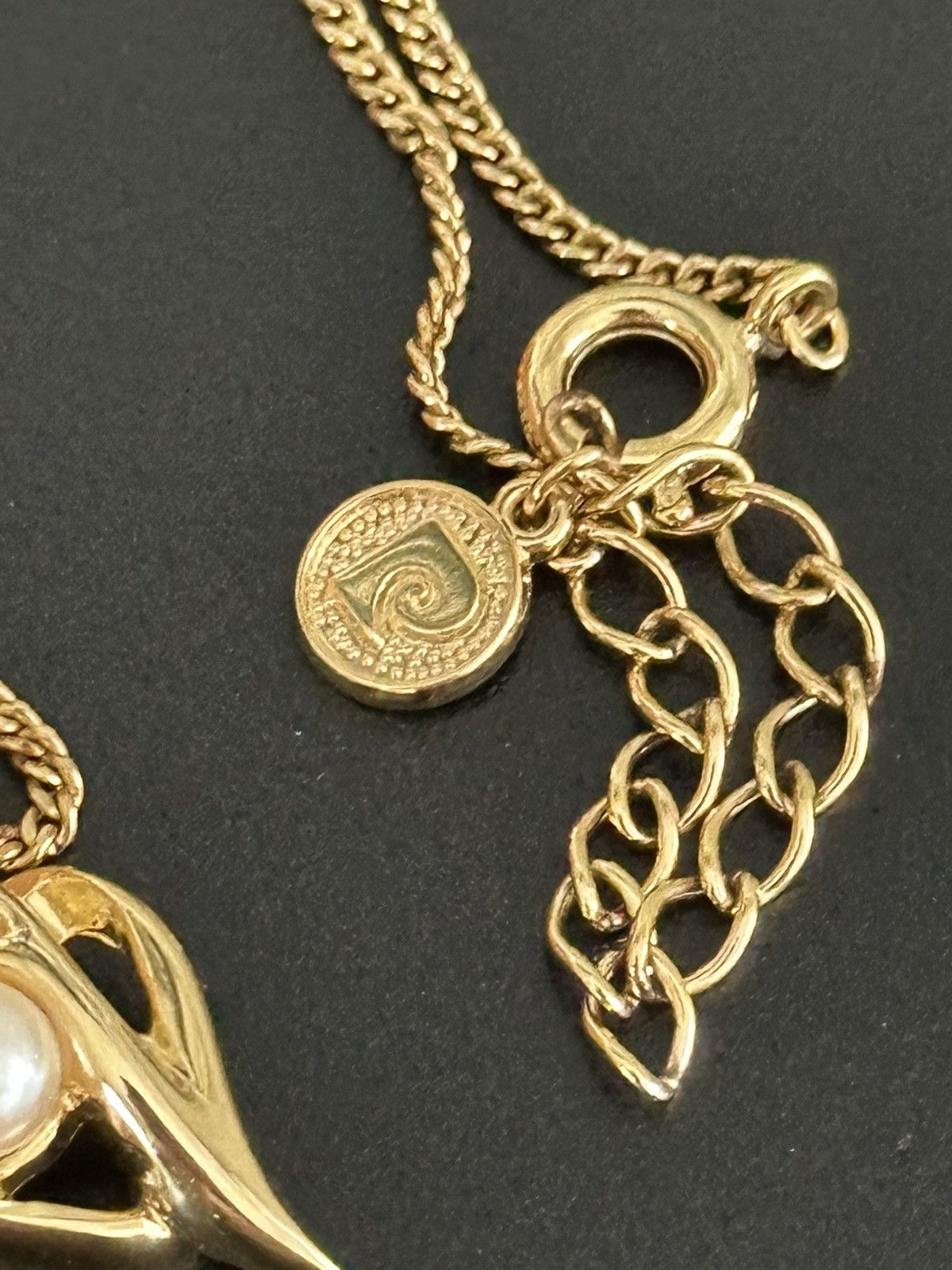 Pierre Balmain × Vintage 1980 - Pierre Balmain Pearl & Rhinestone Necklace Size ONE SIZE - 4 Thumbnail