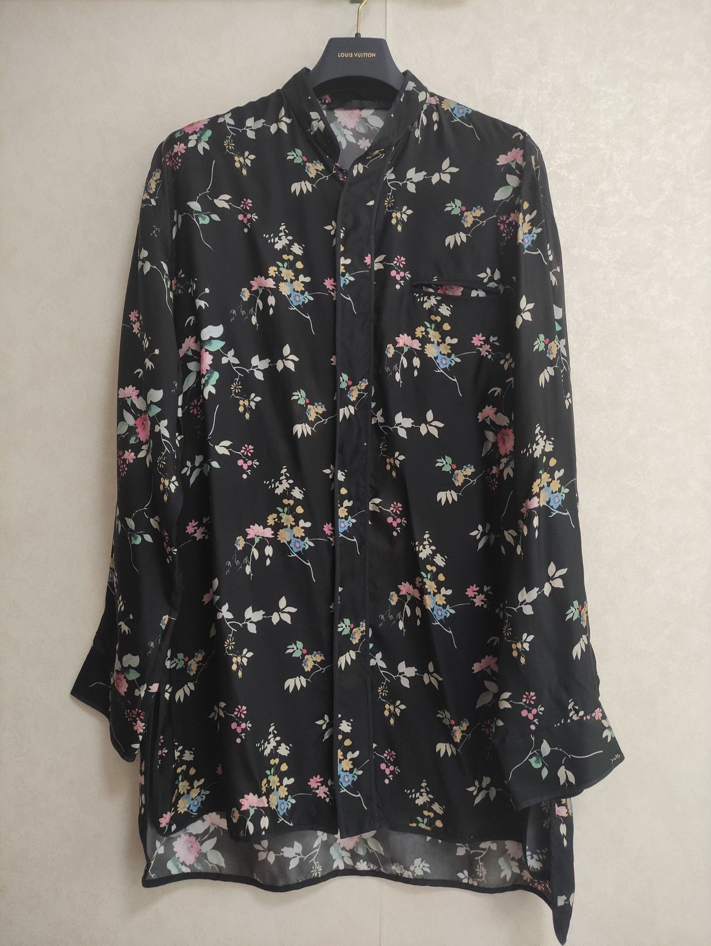 Haider Ackermann Haider Ackermann Runway Floral Black Shirt Size US M / EU 48-50 / 2 - 1 Thumbnail