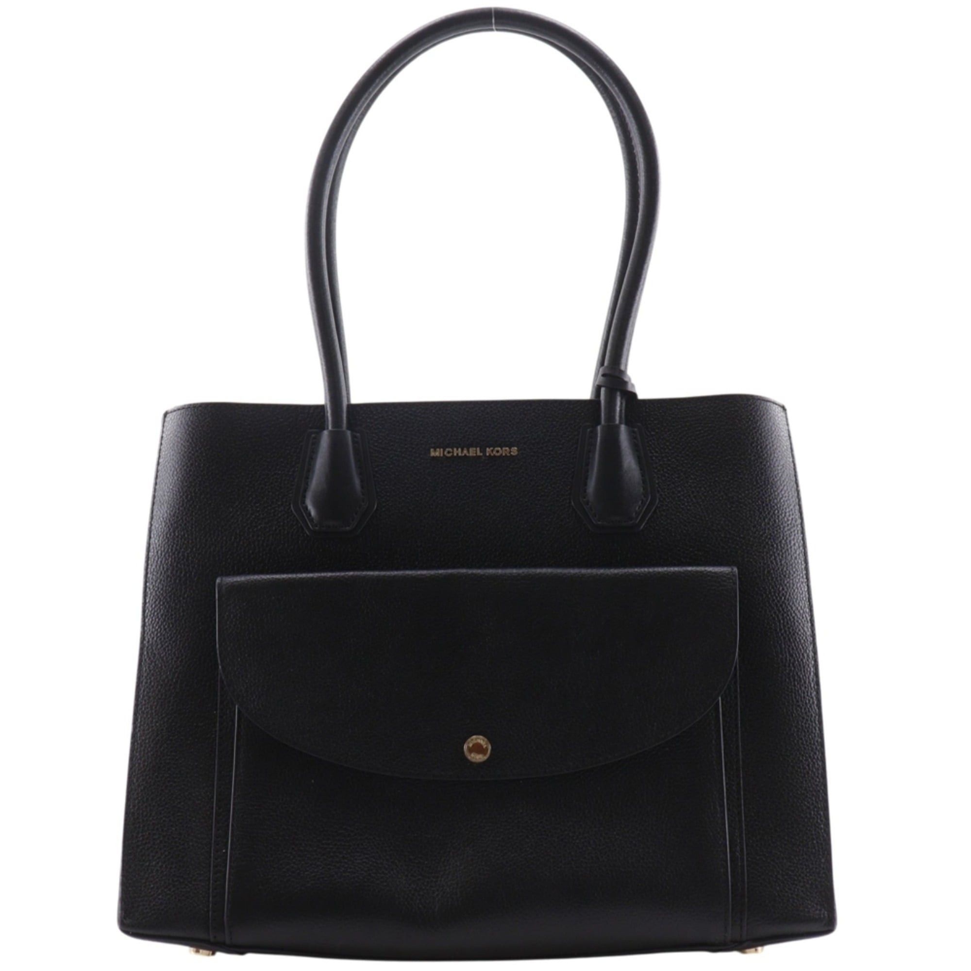 Michael Kors Michael Kors Mercer Extra Large Pocket Tote, Leather, Black, A4 Size, Women's Size ONE SIZE - 1 Thumbnail