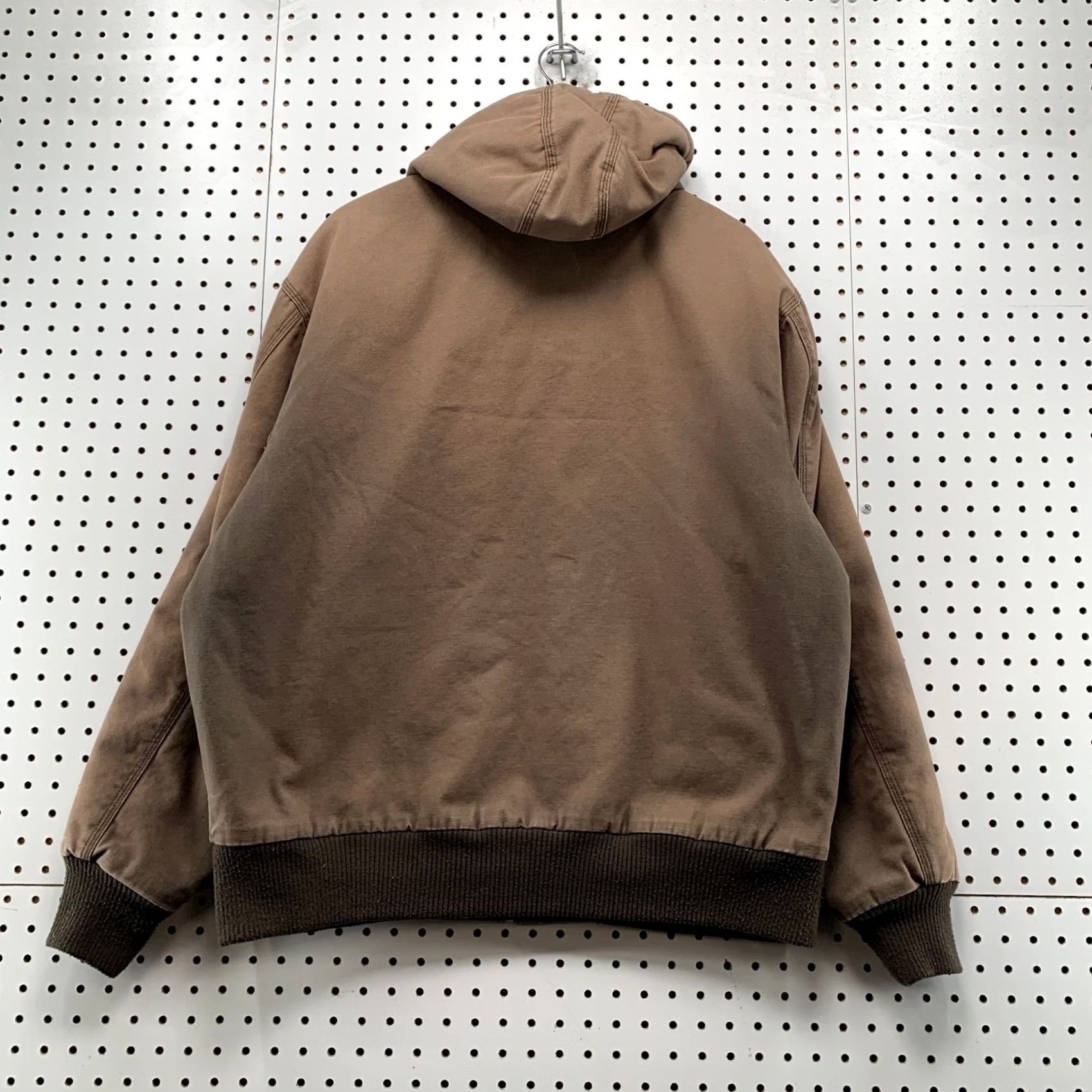Walls Walls Canvas Jacket Mens Large Faded Brown Sherpa Lined Workwear Hooded Mocha Size US L / EU 52-54 / 3 - 2 Thumbnail