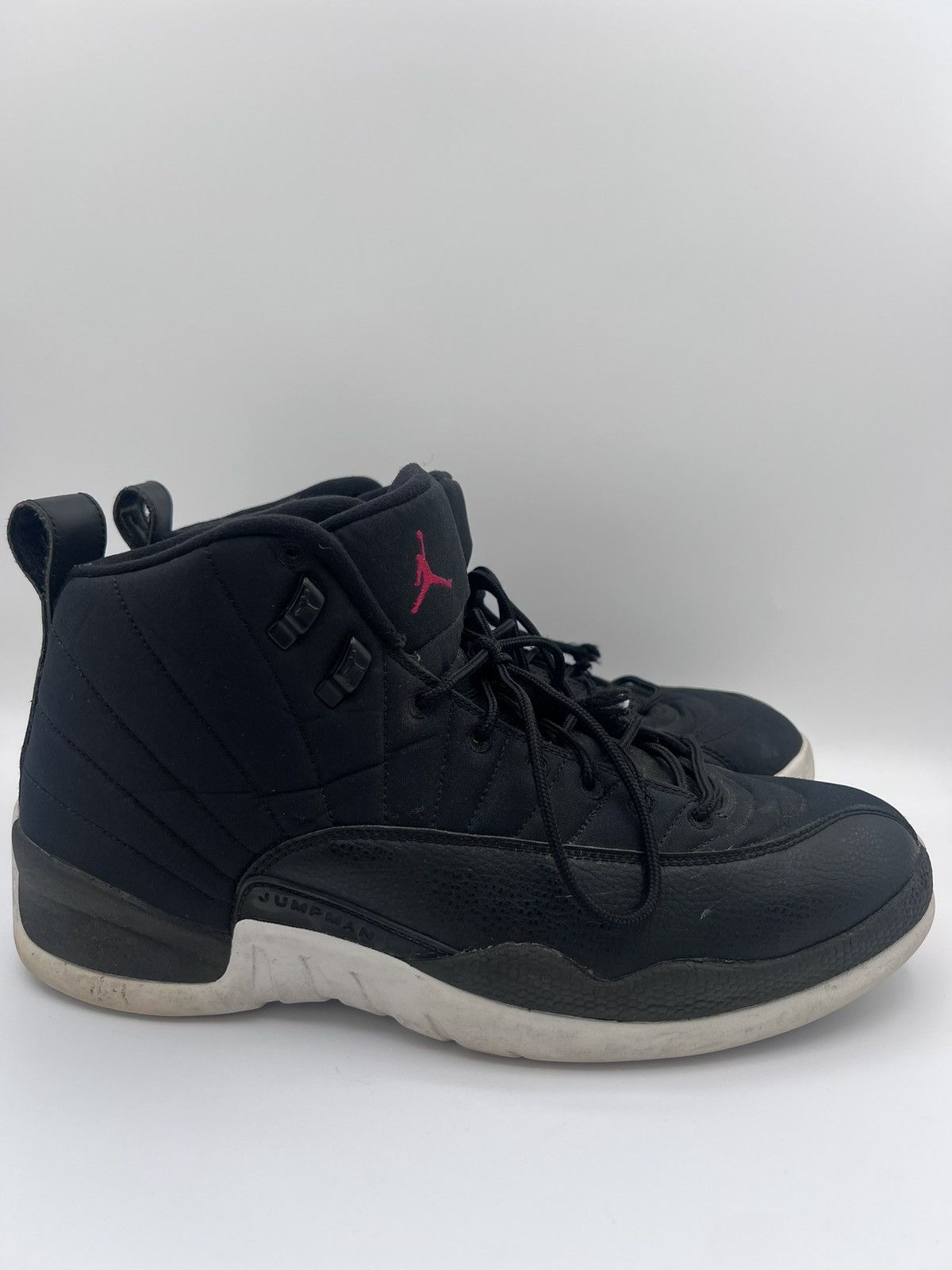 Jordan Brand Nike Air Jordan 12 XII Retro Nylon Men 12.5 Shoes 130690-004 Size US 12 / EU 45 - 1 Thumbnail