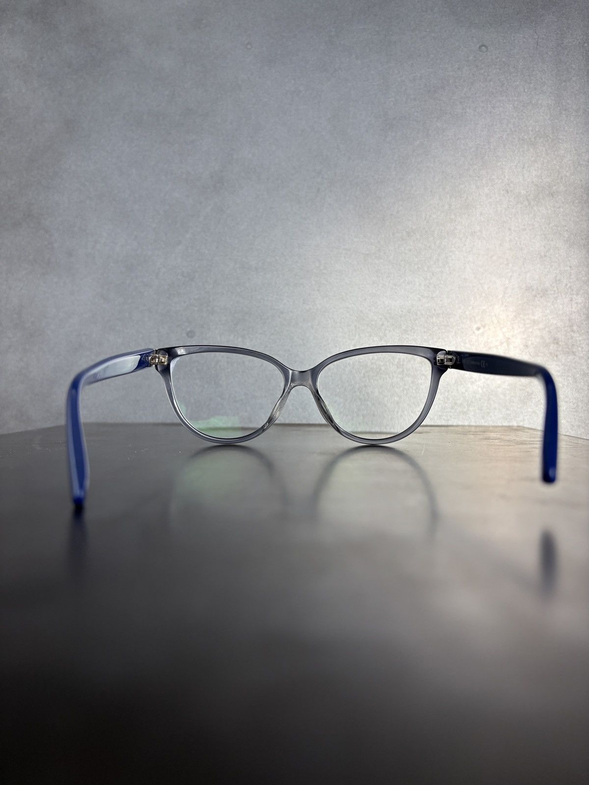 Jimmy Choo Jimmy Choo Eyeglasses Cat Eye Bold Librarian JC 226 Blue Y2K Size ONE SIZE - 7 Thumbnail
