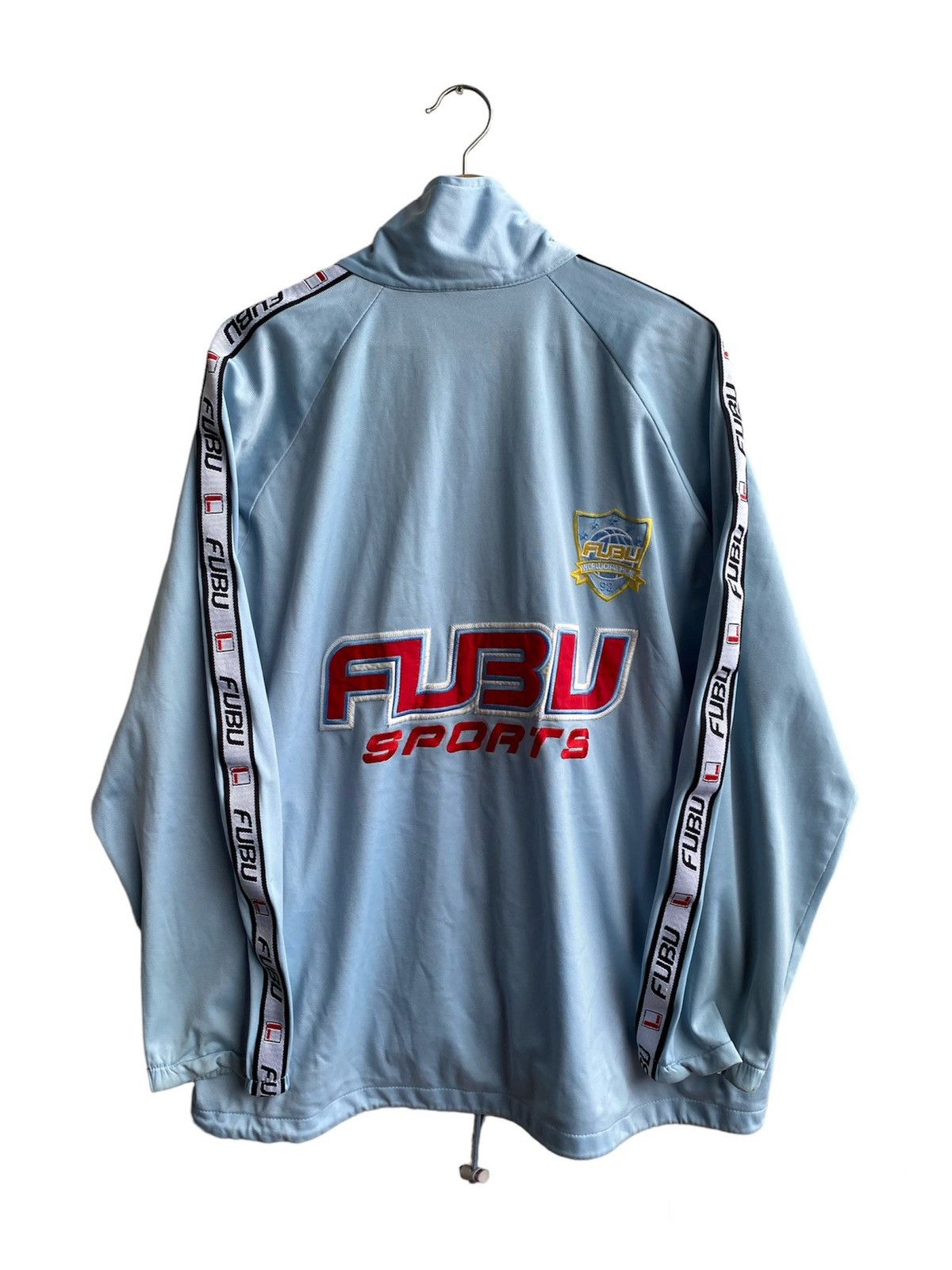 Fubu × Vintage Vintage FUBU sidetape jacket Size US XL / EU 56 / 4 - 1 Thumbnail