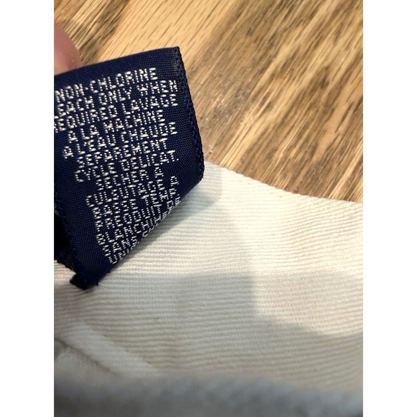 Polo Ralph Lauren VINTAGE Ralph Lauren Shorts Women’s 6 Chino High Rise Pleated Baggy White 90s USA Classic Preppy Cotton Polo Ralph Lauren Womens Size 28" / US 6 / IT 42 - 7 Thumbnail