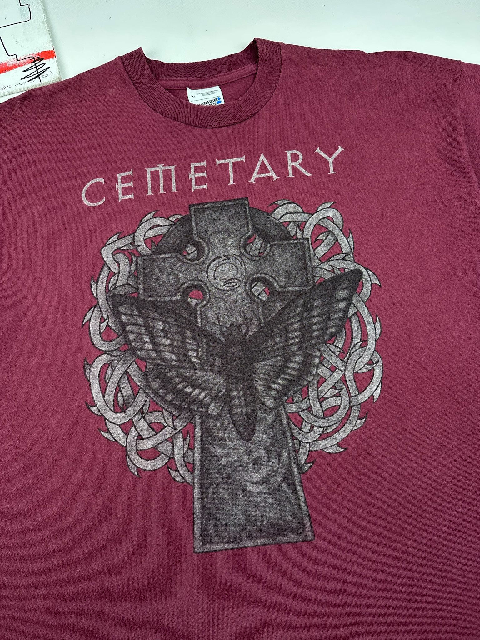 Band Tees Vintage Cemetary T-Shirt death metal Tiamat Paradise Lost Size US XL / EU 56 / 4 - 2 Thumbnail