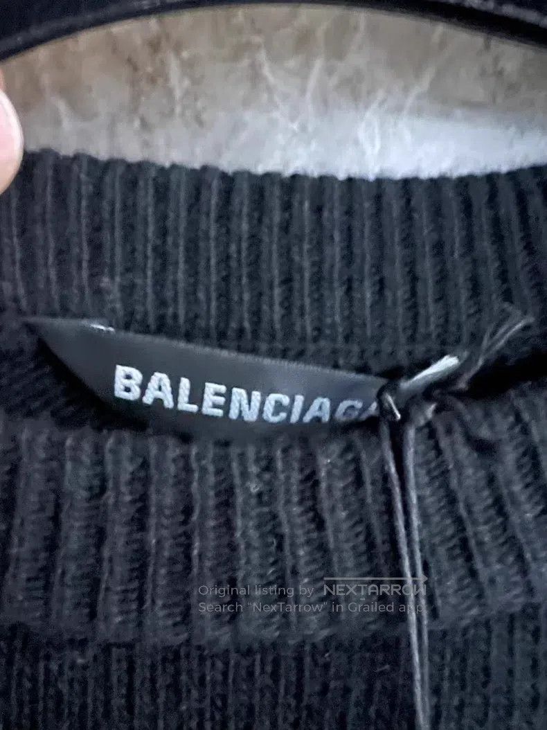 Balenciaga Balenciaga Embroidered sweater M Size US M / EU 48-50 / 2 - 3 Thumbnail