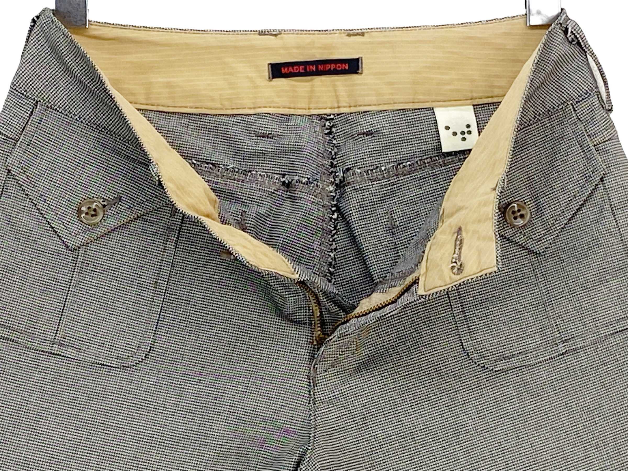 Japanese Brand Et Boite Japanese Brand Checkered Pattern Boot Cut Jeans Size US 27 - 7 Thumbnail