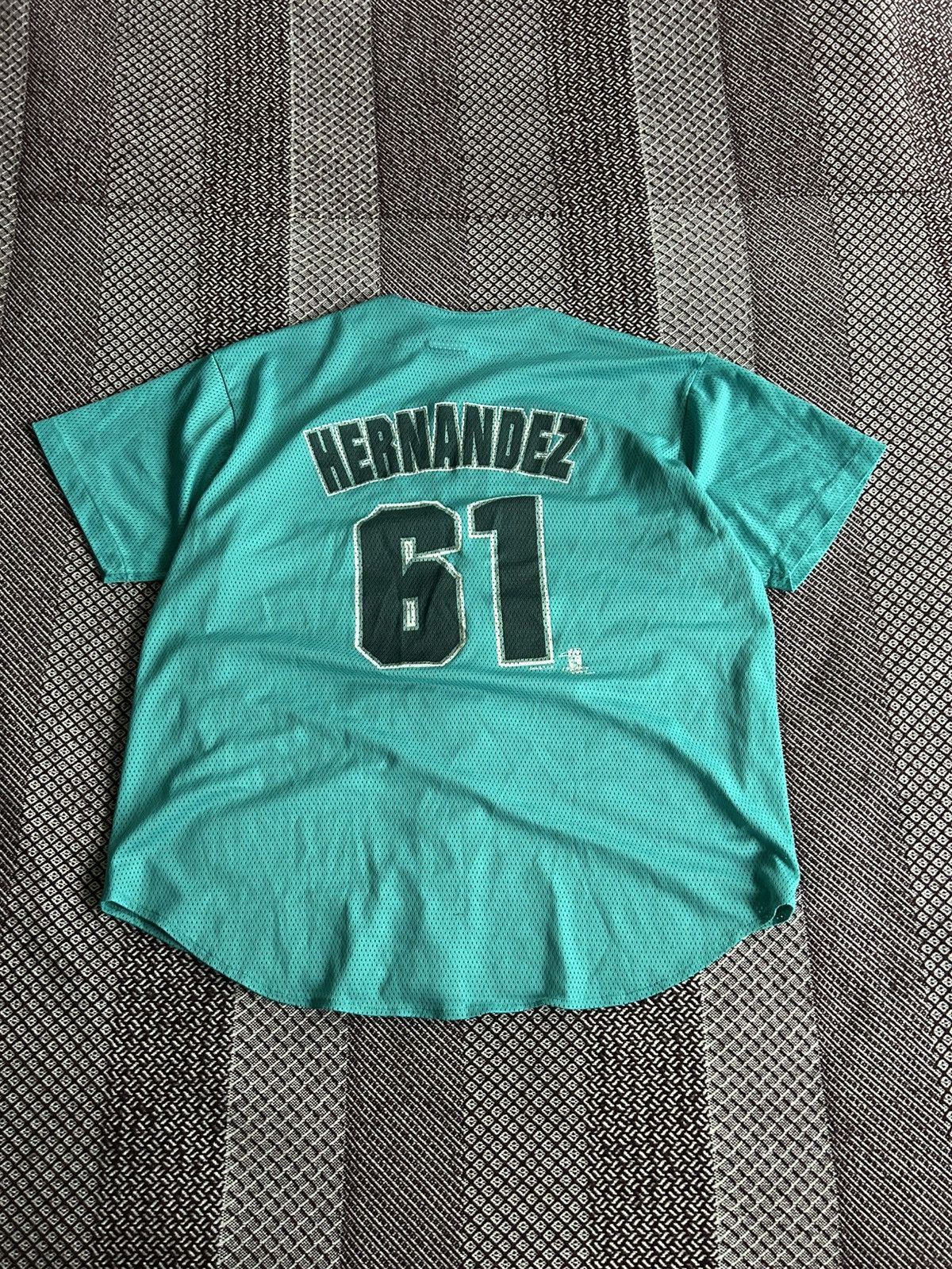 Majestic Vintage Florida Marlins Livan Hernandez Jersey #61 Size XL Size US XL / EU 56 / 4 - 10 Thumbnail
