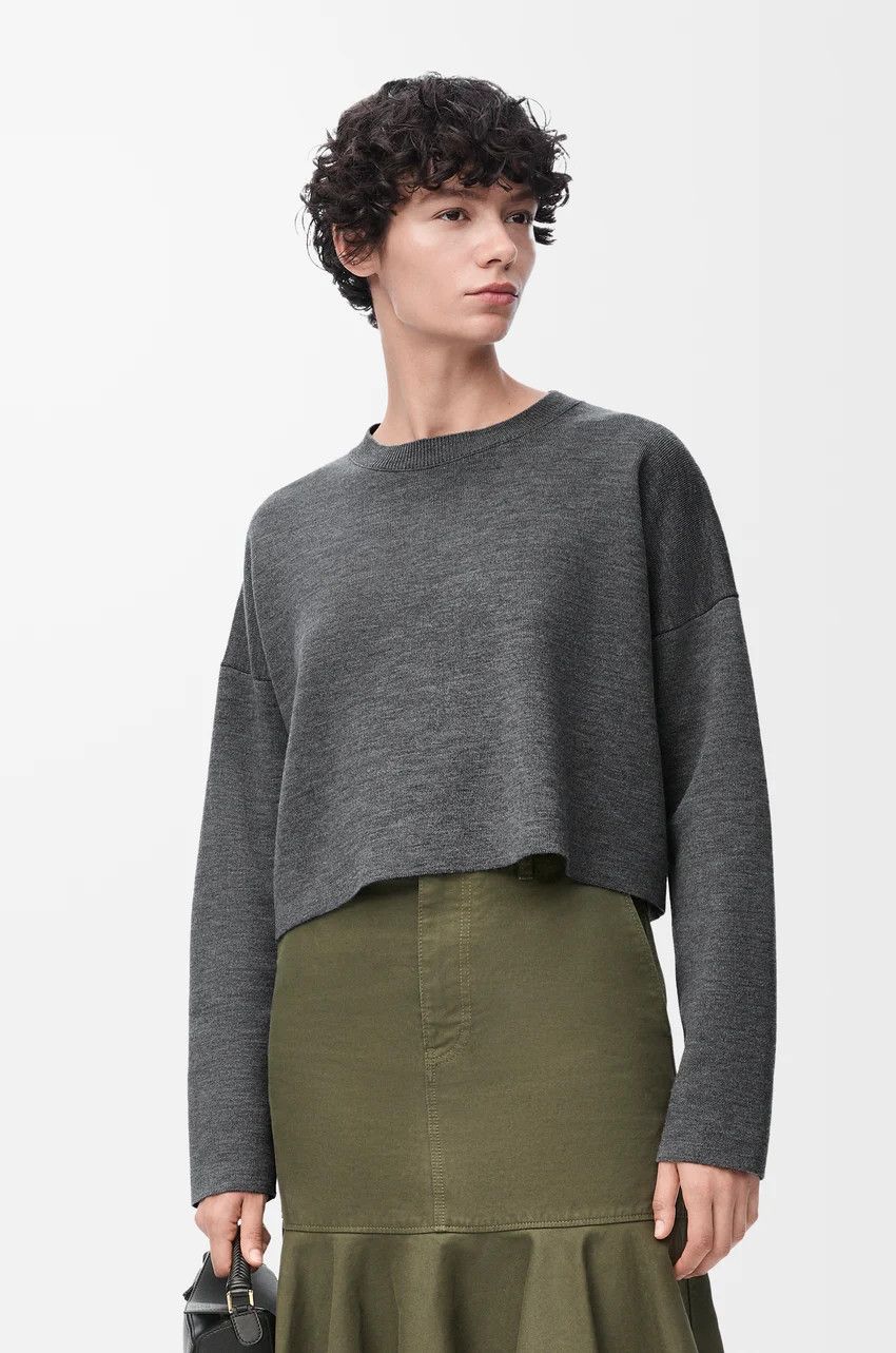 Loewe o1loc1c0525 Sweater in Dark Grey Size S / US 4 / IT 40 - 3 Thumbnail