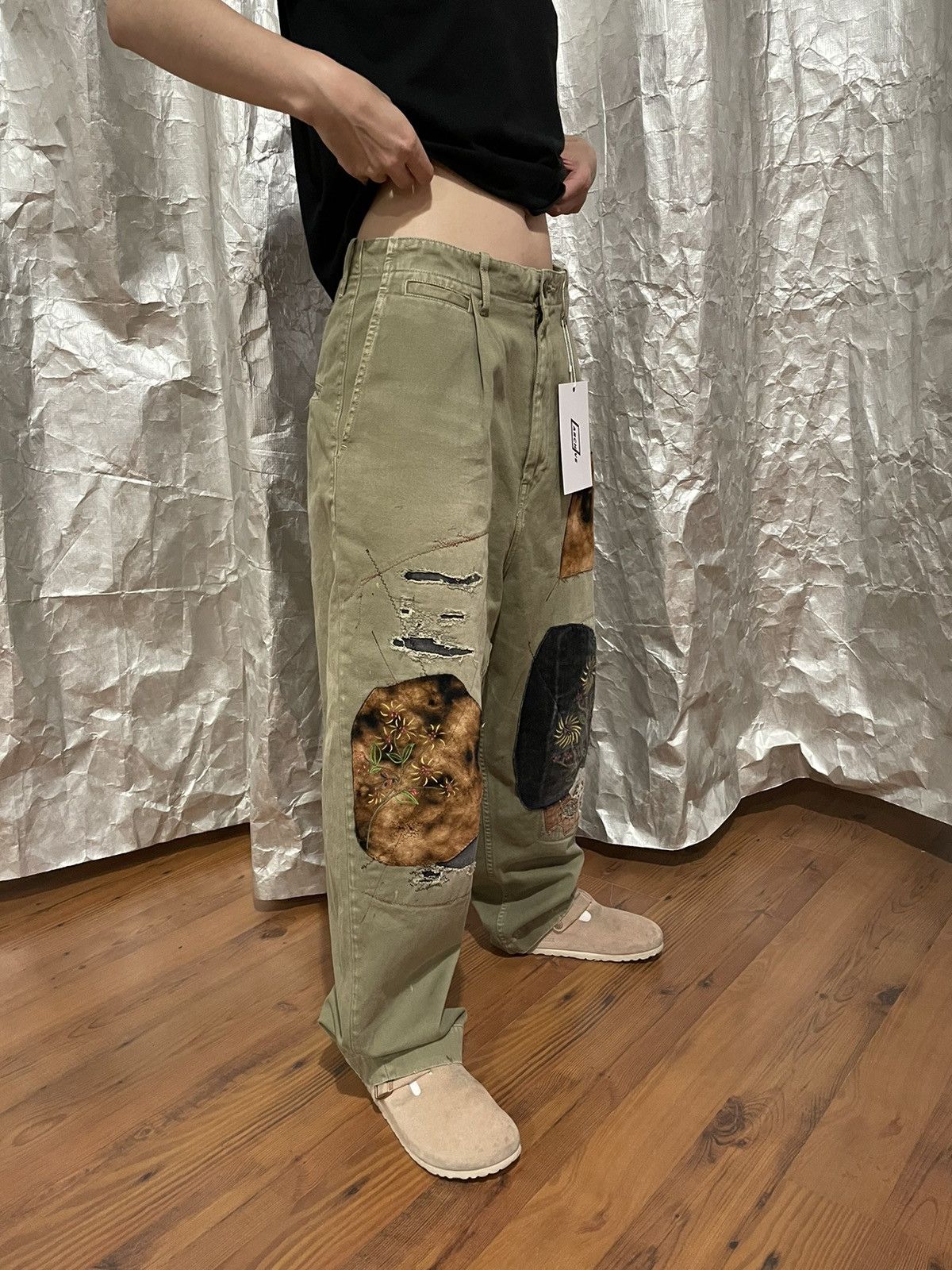 Kapital Kapital Smile Patchwork Pants (1326) Size US 33 - 20 Thumbnail