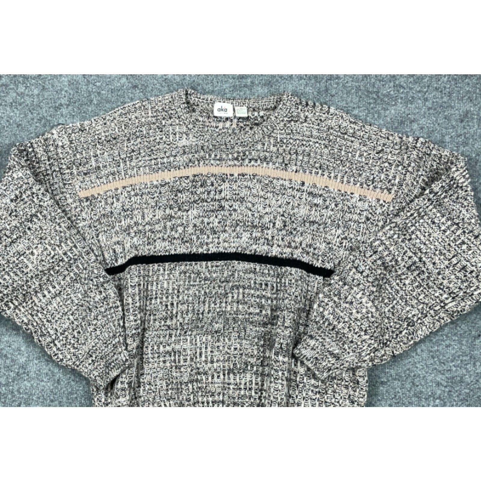 Vintage VINTAGE 90s Striped Chunky Knit Dad Style Sweater Pullover Heavyweight Adult XL Size US XL / EU 56 / 4 - 3 Thumbnail