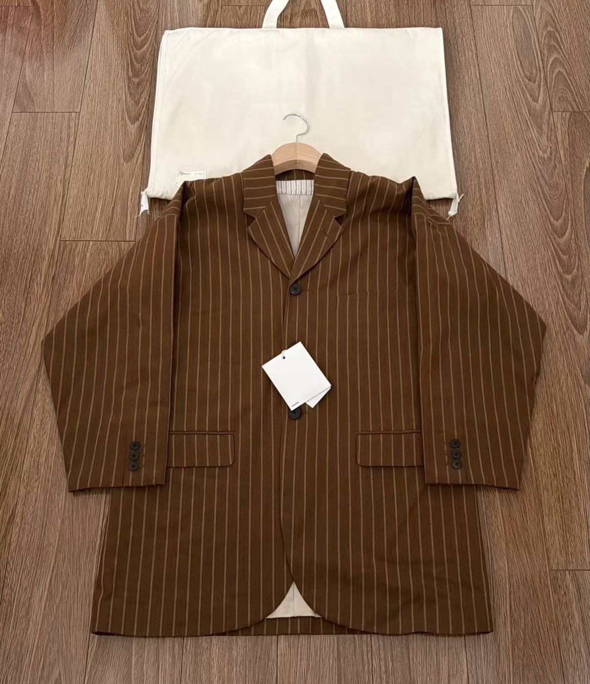 Visvim VISVIM ASCOT CONOID JKT SANTOME Exquisite striped blazer Size US S / EU 44-46 / 1 - 4 Thumbnail
