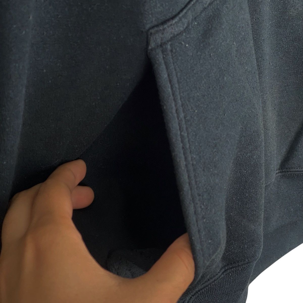 Designer × Vintage Vintage Paradox Hoodie Sweater Navy Blue Jumper Size XL Size US M / EU 48-50 / 2 - 5 Thumbnail