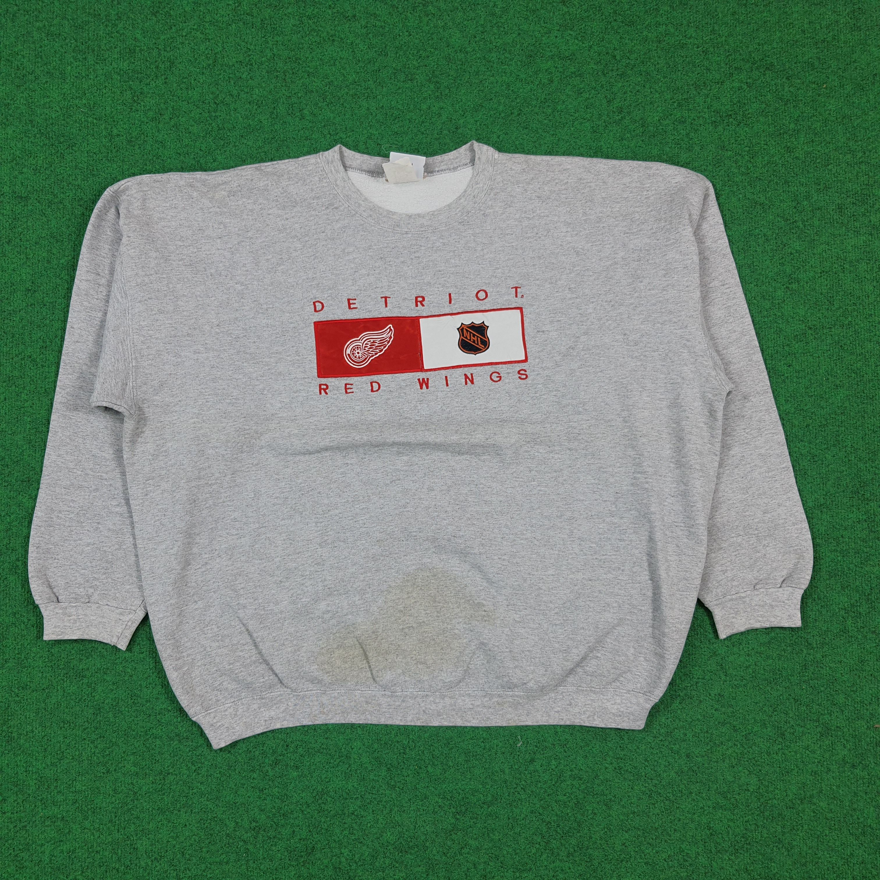 NHL Vintage Detroit Red Wings Hockey League Sweatshirt C291N1 Size US XL / EU 56 / 4 - 1 Thumbnail