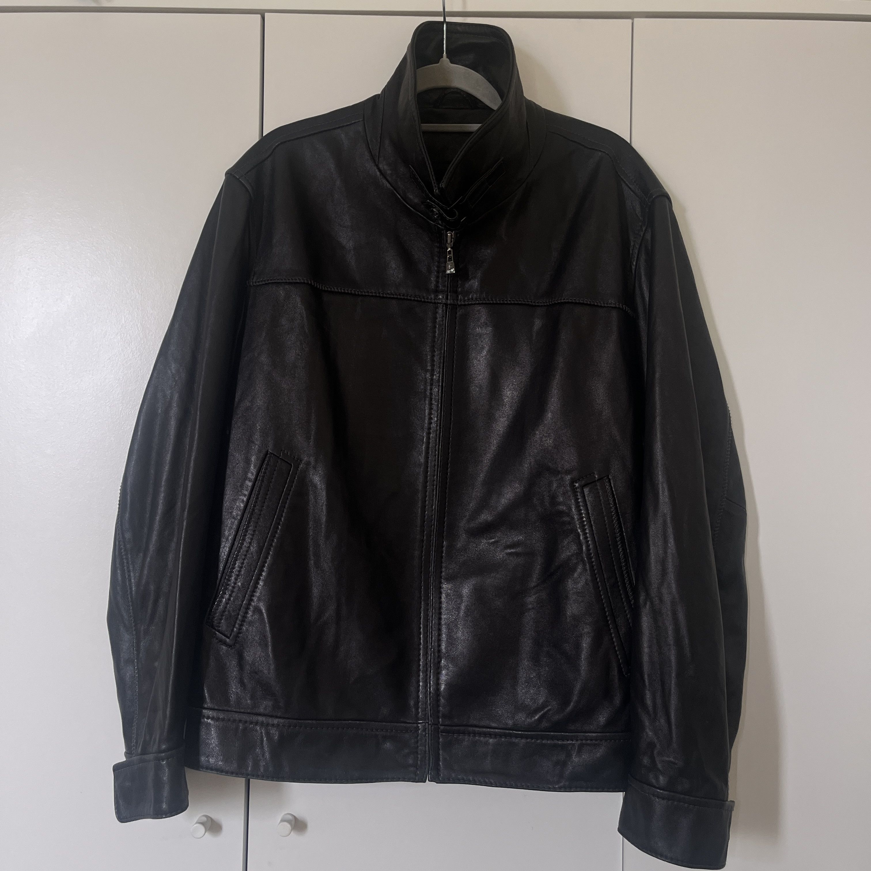 Tonino Lamborghini Tonino Lamborghini Leather Jacket Size US M / EU 48-50 / 2 - 2 Thumbnail