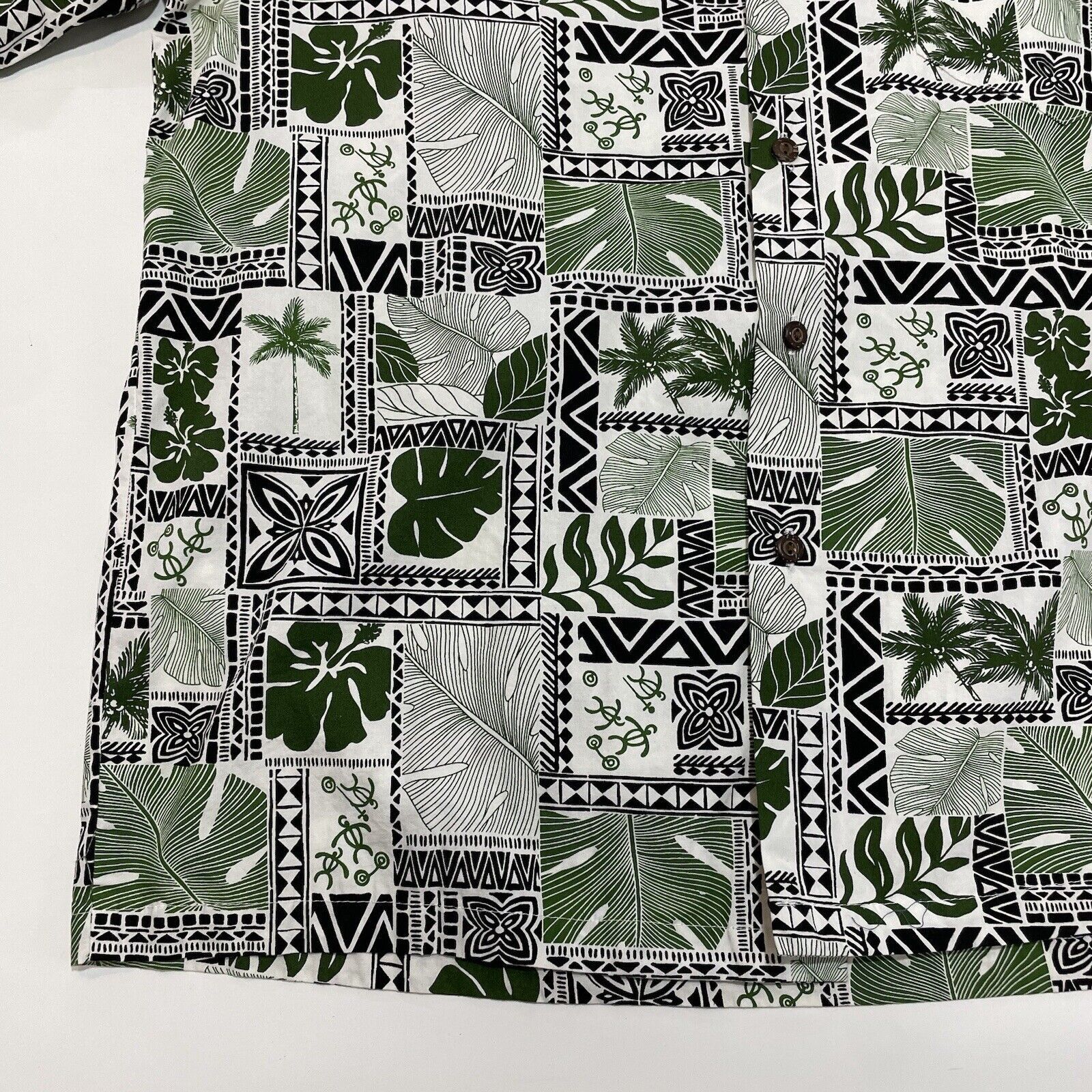 Other VTG Pacific Legend Men’s Hawaiian Shirt Green Tribal L Size US L / EU 52-54 / 3 - 2 Thumbnail