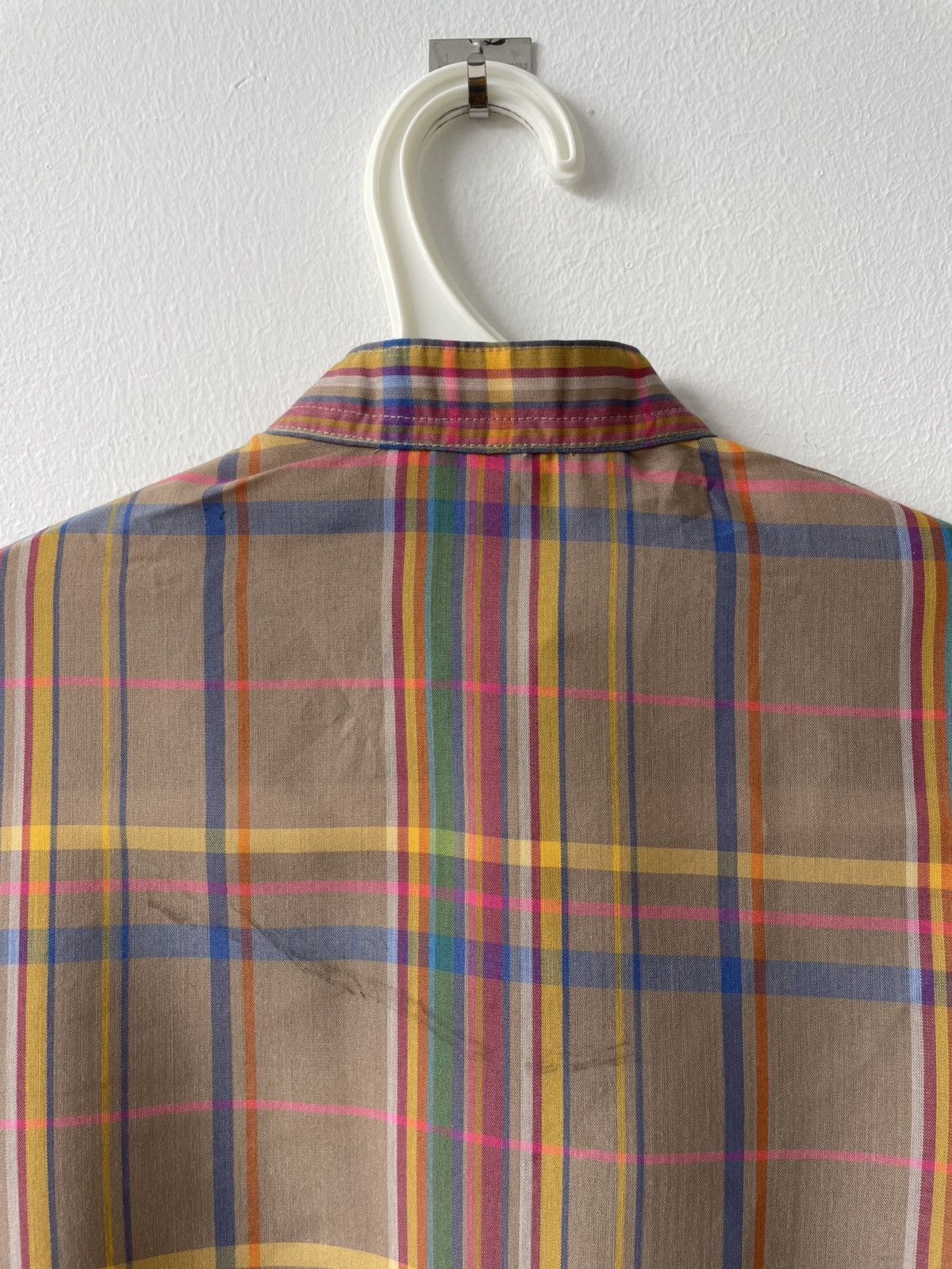 Levi's 1960s Vintage Levi’s Women’s Band collar plaid shirt Size S / US 4 / IT 40 - 8 Thumbnail