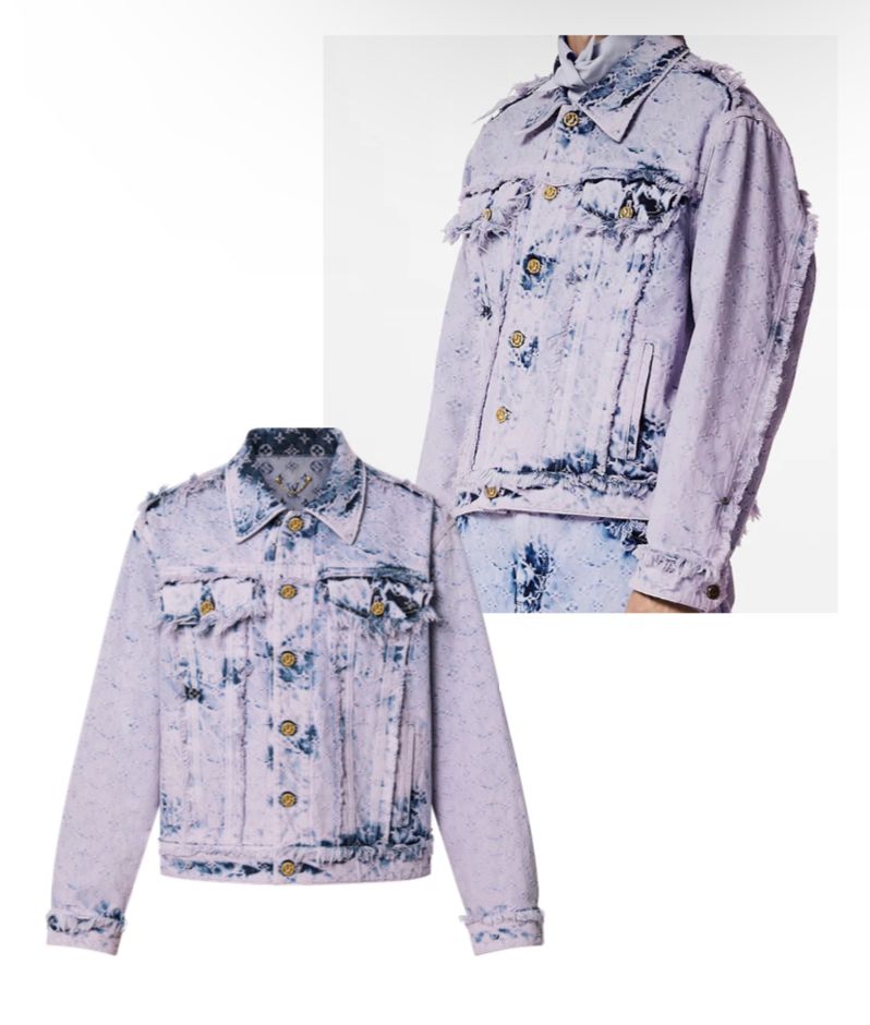 Louis Vuitton Fringed Monogram Boyhood Denim Jacket – NYSummerShop