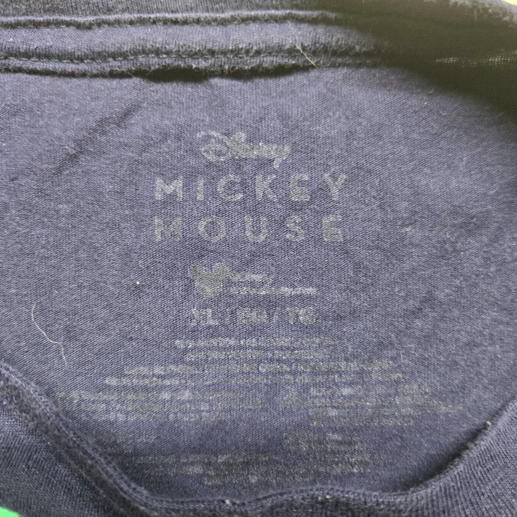 Disney Disney Mickey Mouse Classic Tee T-Shirt Adult Men's XL Blue Cotton Cartoon Graphic Print Shirt 90s Style Mens Size US XL / EU 56 / 4 - 3 Thumbnail