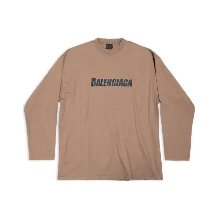 Balenciaga Balenciaga Casual Loose Long Sleeve T-Shirt Size US M / EU 48-50 / 2 - 1 Thumbnail