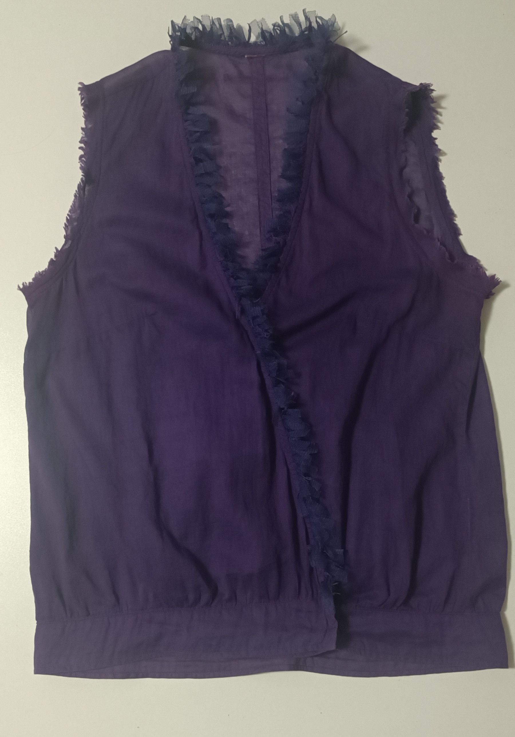 Jean Paul Gaultier Purple blouse with fringes Size M / US 6-8 / IT 42-44 - 22 Thumbnail