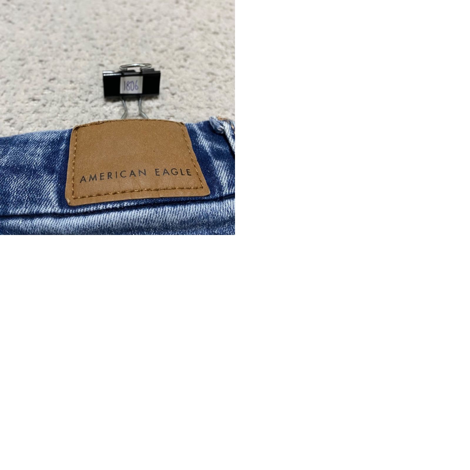 American Eagle Outfitters American Eagle Outfitters Jeans Shorts 4 Womens Blue Denim Medium Wash High Rise Distressed Stretch 5-Pocket Pattern Solid Modern Casual Women Size 27" / US 4 / IT 40 - 9 Thumbnail