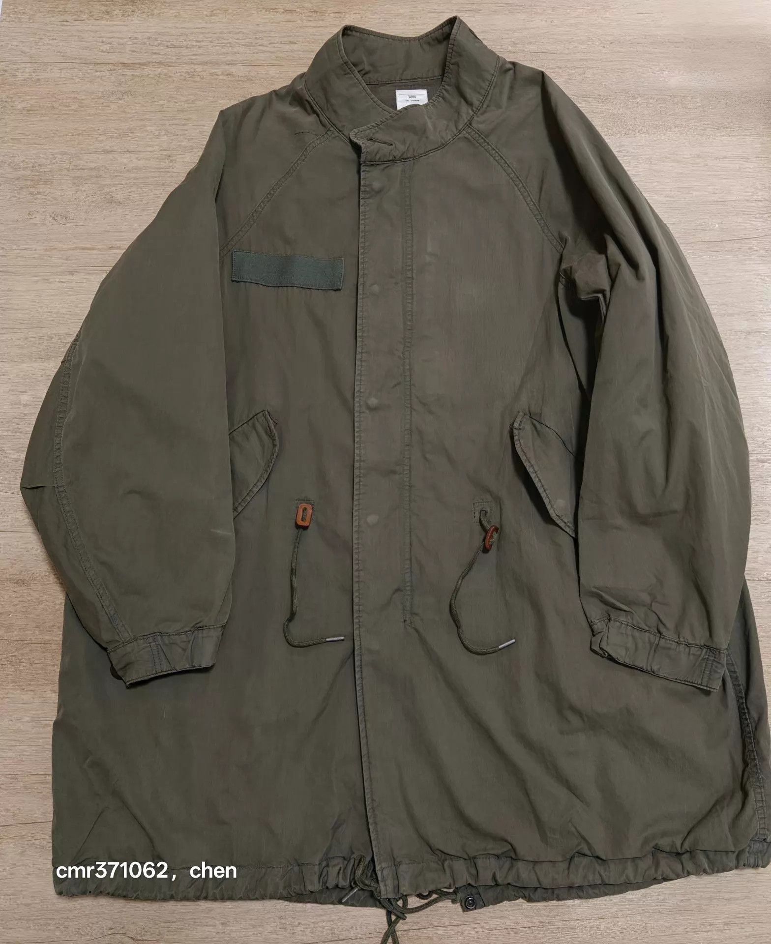 Visvim Green Long-Sleeve Heavy Coat Size M Size US M / EU 48-50 / 2 - 1 Thumbnail