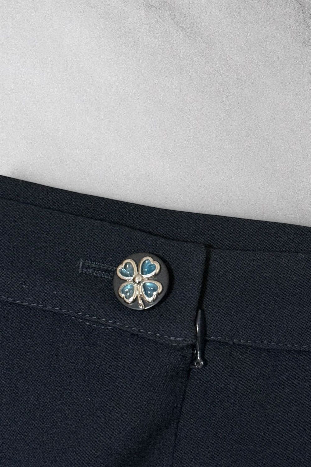 Chanel Chanel Boutique Navy Skirt – 1998 Spring Collection (98P) Size 27" / US 4 / IT 40 - 5 Thumbnail