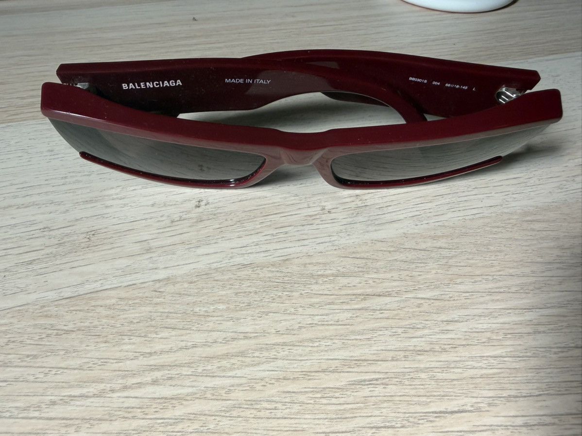 Balenciaga Balenciaga sunglasses in maroon Size ONE SIZE - 6 Thumbnail