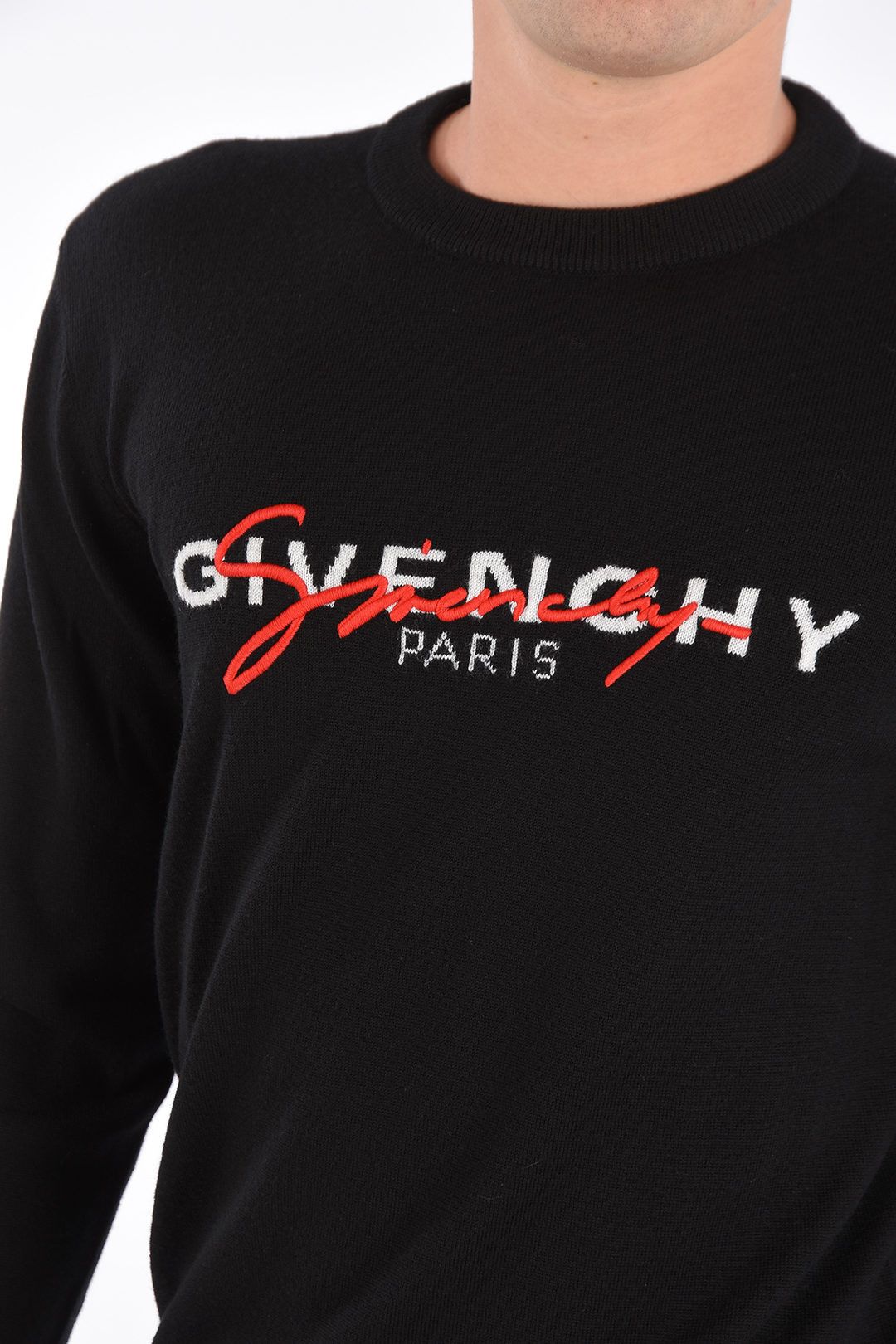 Givenchy o1srvl11e0225 Sweater in Black Size US XL / EU 56 / 4 - 3 Thumbnail