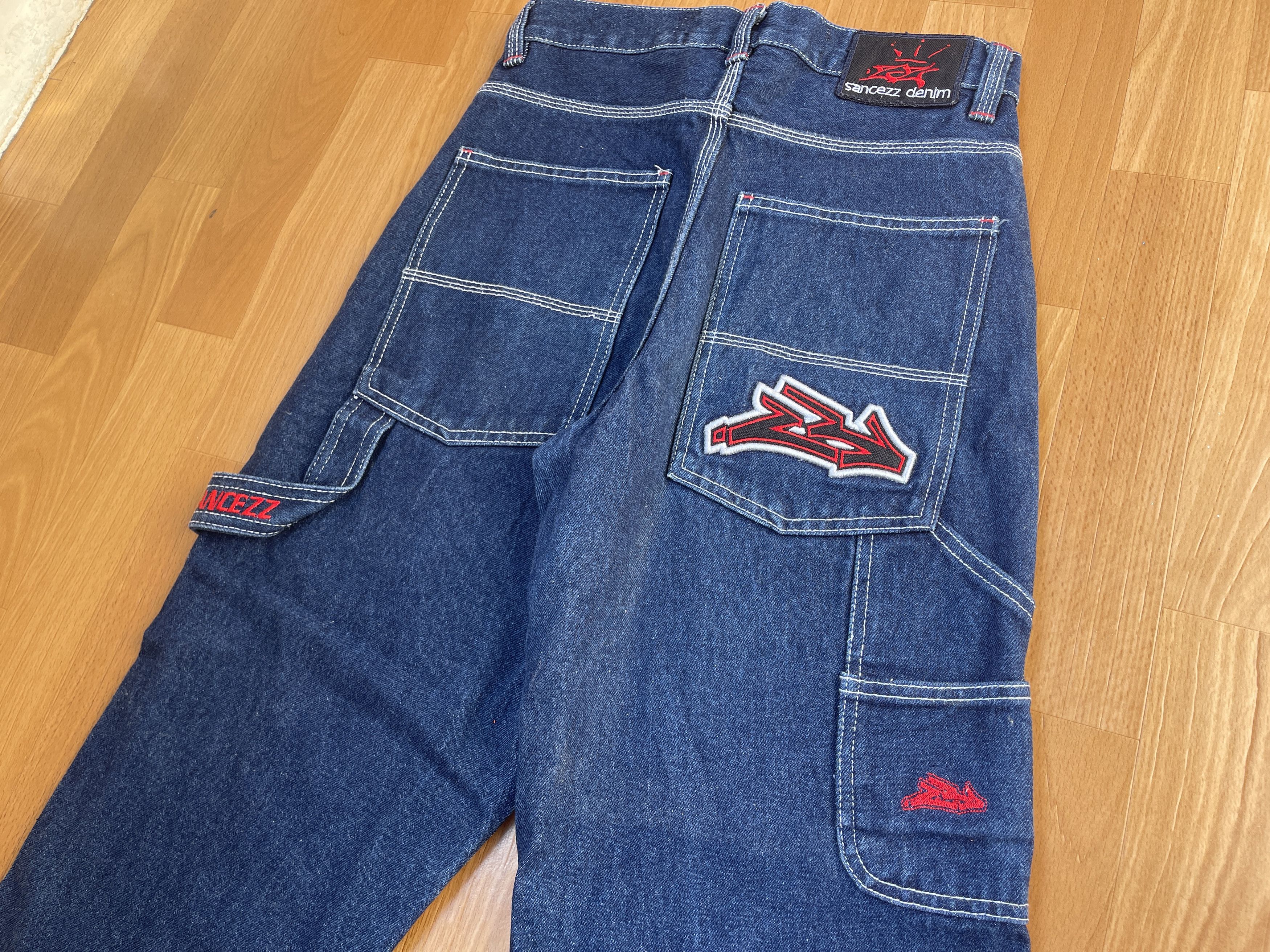 Other Sancezz jeans, vintage baggy jeans 90s hip hop skater Y2K 26 Size US 26 / EU 42 - 5 Thumbnail