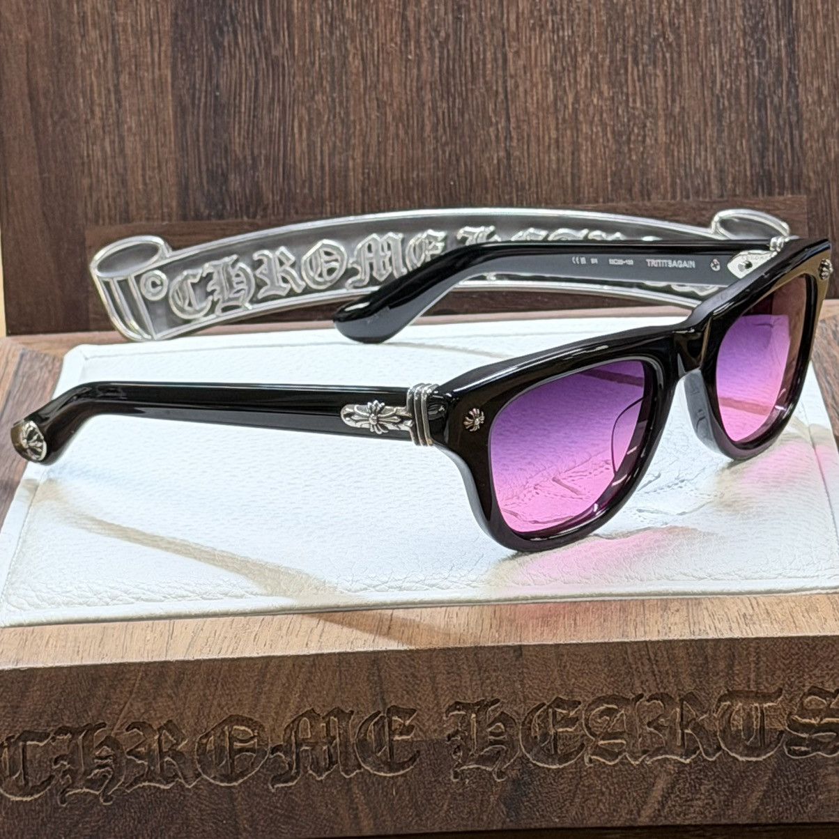 Chrome Hearts Chrome Hearts TRITITSAGAIN ‘Eroticism’ Sunglasses Size ONE SIZE - 7 Thumbnail