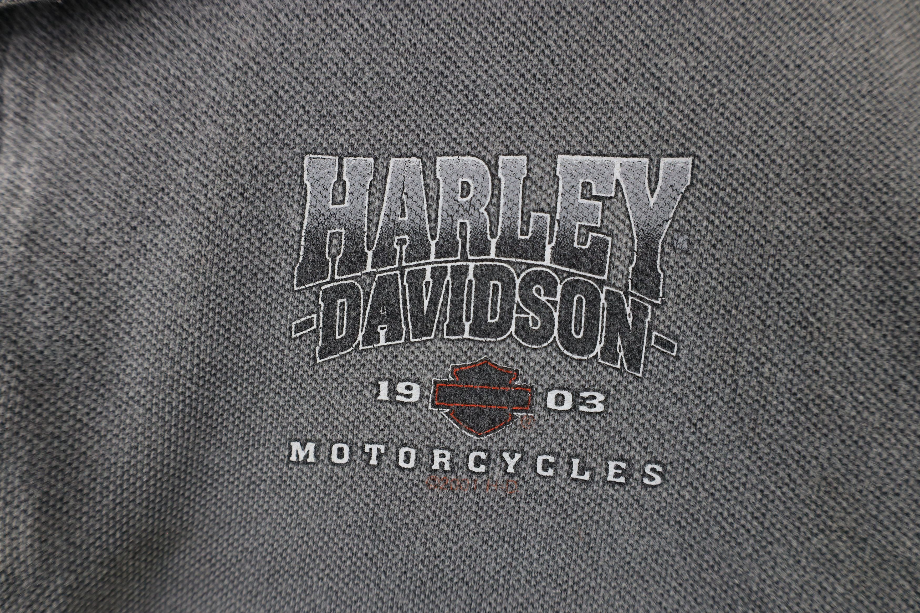 Vintage Vintage Y2K 2000 Harley Davidson Spell Out Puerto Rico Polo Size US L / EU 52-54 / 3 - 5 Thumbnail