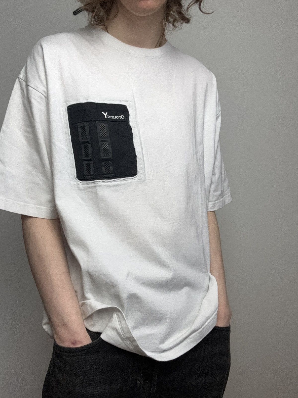 Ground Y GroundY by Yohji Yamamoto tee Japanese Designer Y-3 YS Size US XL / EU 56 / 4 - 11 Thumbnail